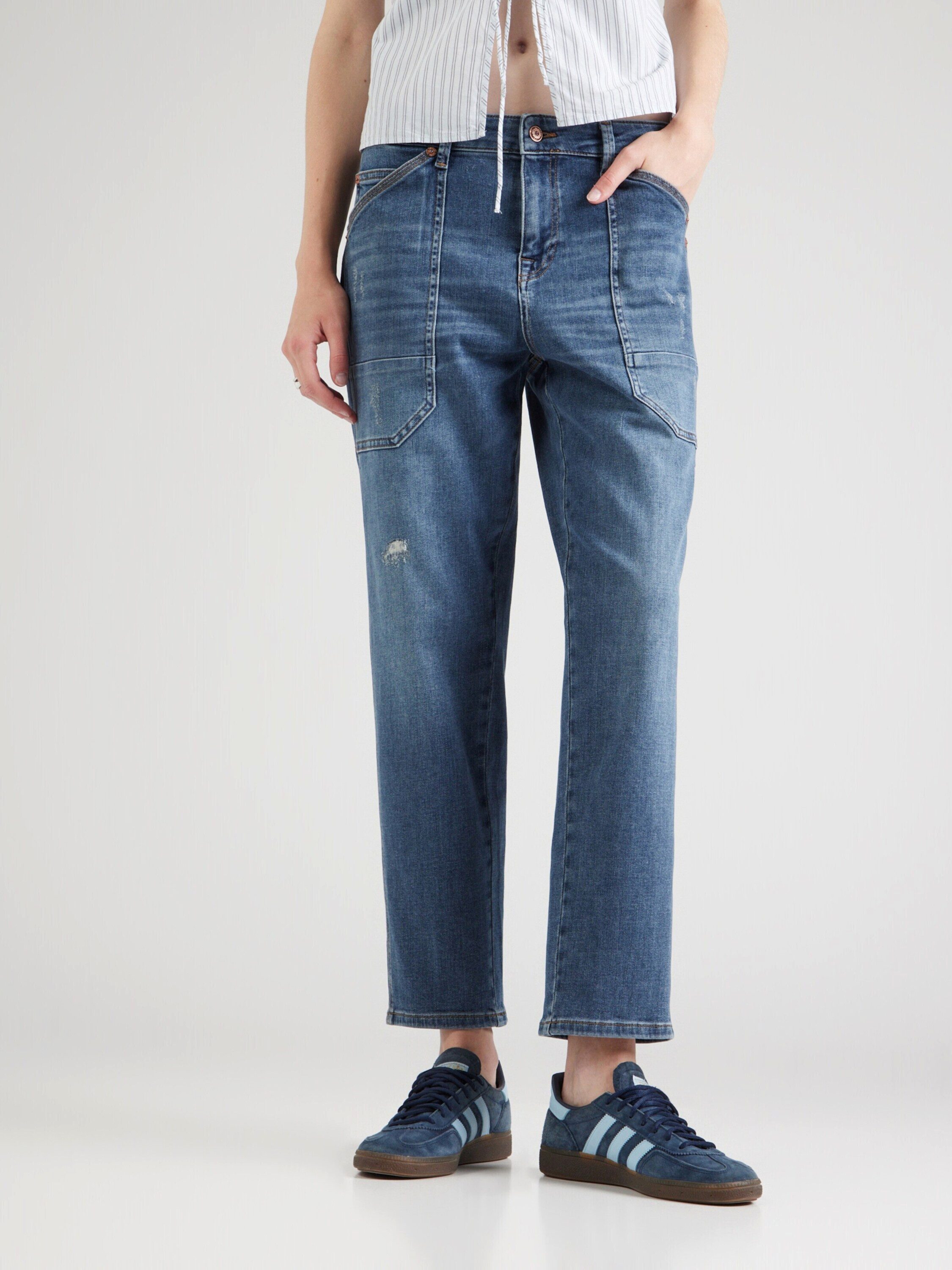 MAC 7/8-Jeans Iowa (1-tlg) Plain/ohne Details günstig online kaufen