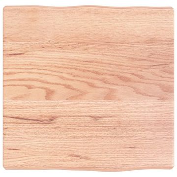 furnicato Tischplatte 40x40x(2-4) cm Massivholz Behandelt Baumkante (1 St)