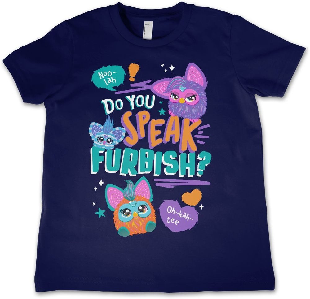 Furby T-Shirt Do You Speak Furbish? Kids Tee