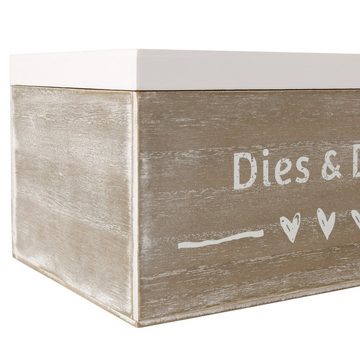 Mr. & Mrs. Panda Dekokiste Bär Seifenblasen - Grau Pastell - Geschenk, Kiste, Aufbewahrungsbox, (1 St)