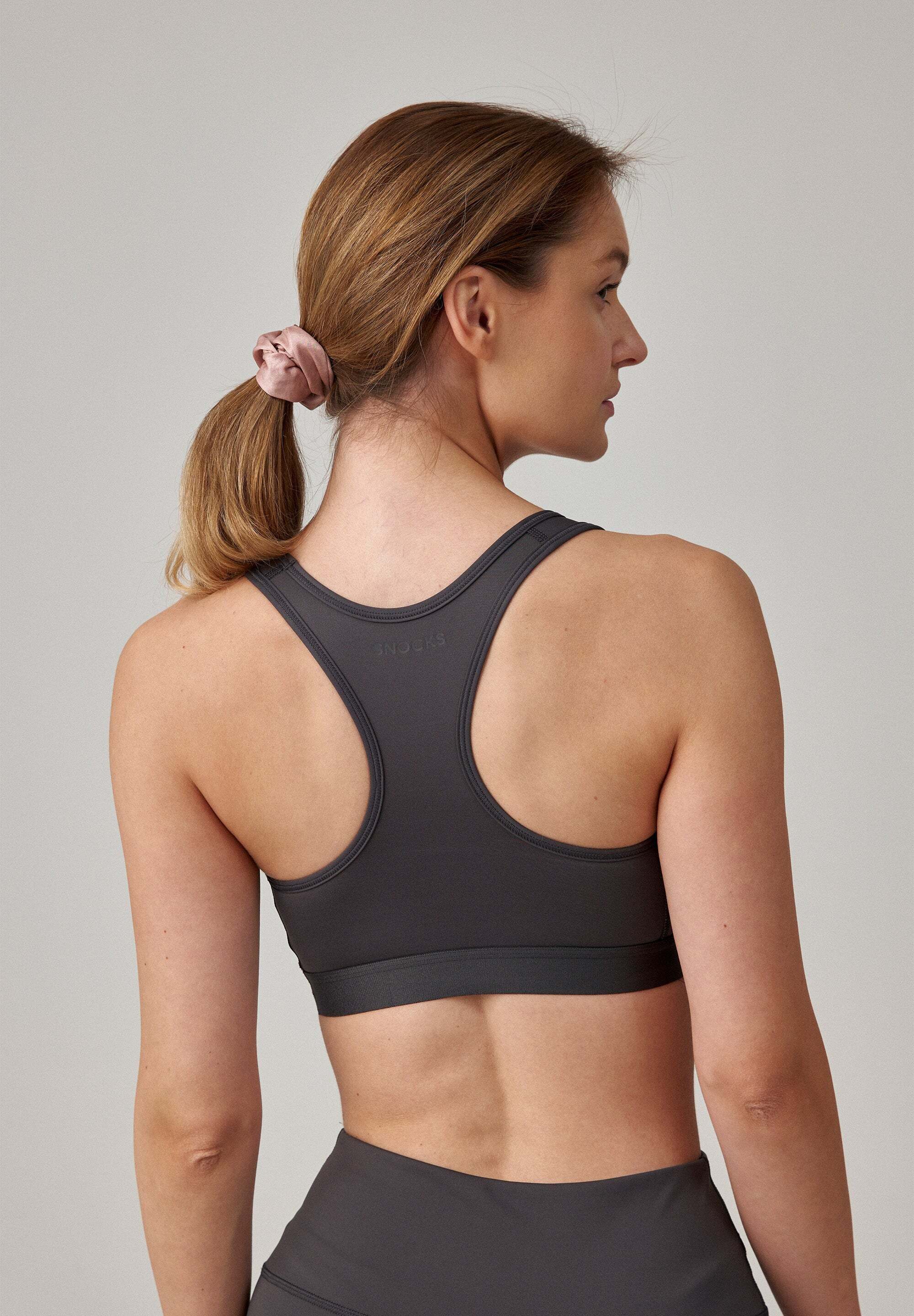 SNOCKS Sport-BH Sports Bra (1-tlg) aus recyceltem Polyester, doppellagige V günstig online kaufen