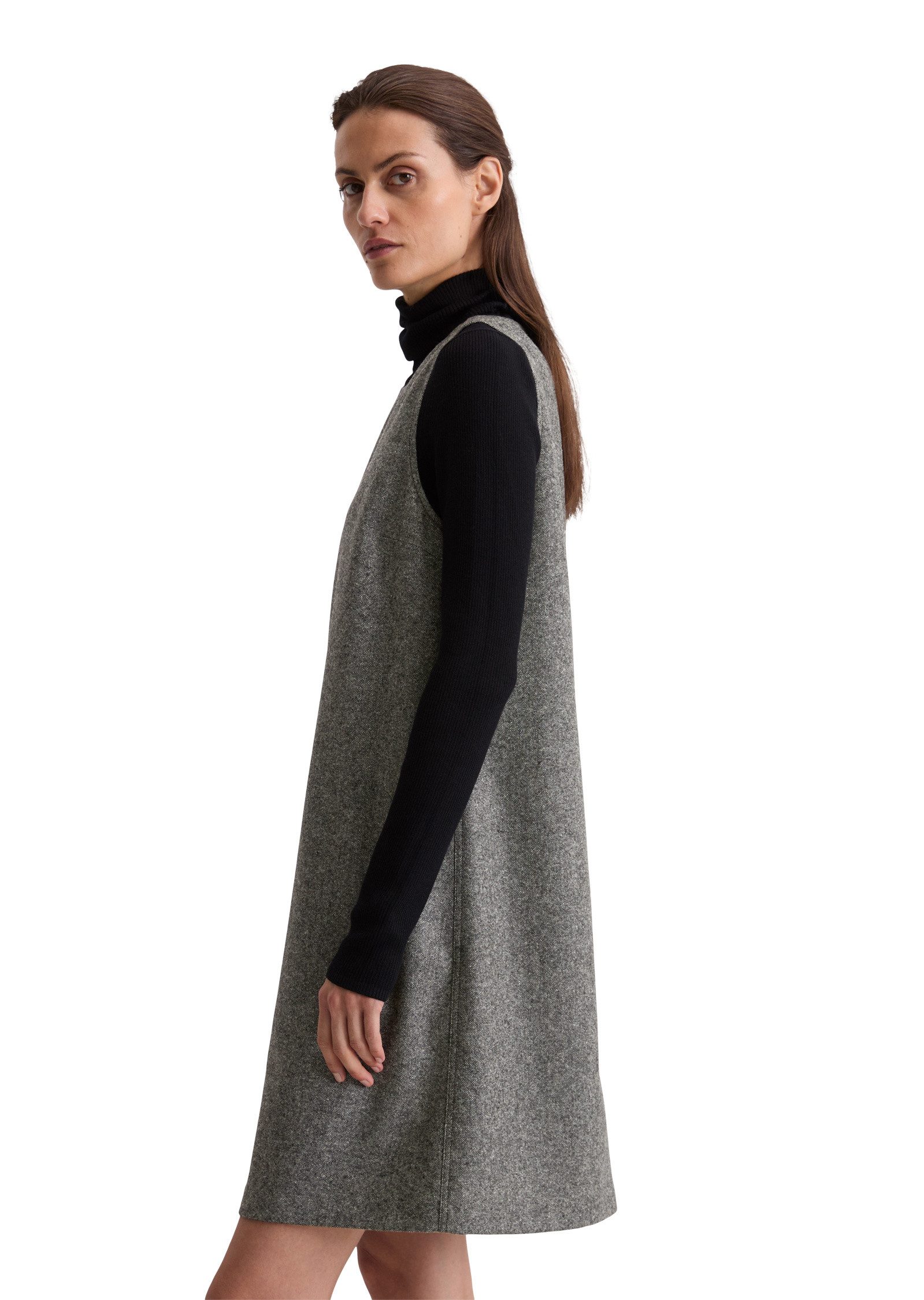 Marc O'Polo Minikleid aus Woll-Mix-Tweed günstig online kaufen