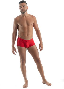 Geronimo Boxershorts Erotic Classic Push Boxer mit Druckknopf Red (Mini-Boxer, 1-St)
