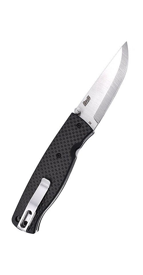 Taschenmesser Brisa Birk 75 Einhandtaschenmesser mit Kohlefaser-Griff
