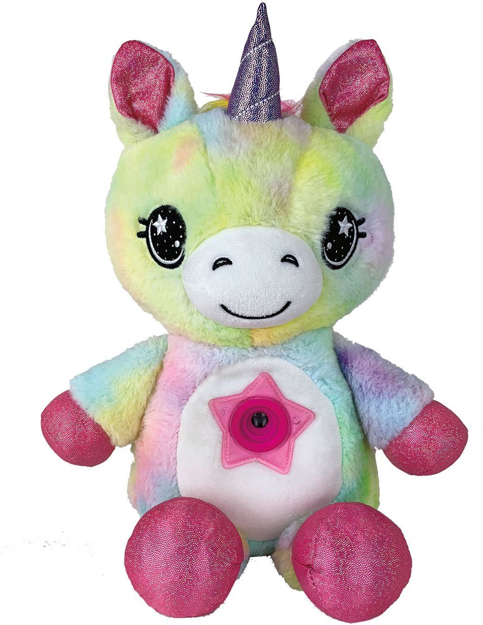 MediaShop Plüschfigur Star Belly Dream Light - Regenbogen Einhorn, mit Nachtlichtfunktion