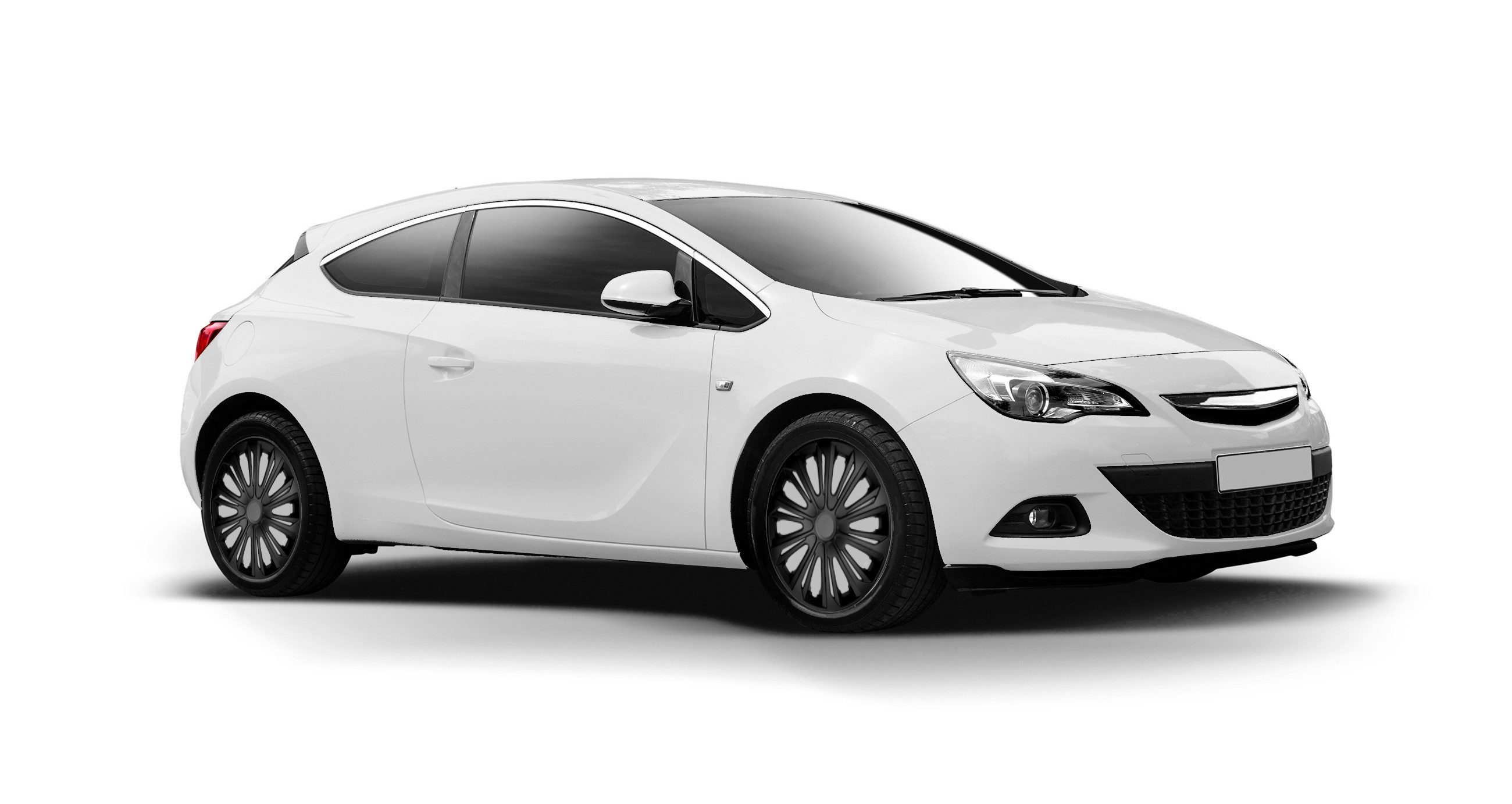 NRM Radkappen STRONG in Schwarz Matt, 15 in Zoll, (4-St) 15 in Zoll, Radkappen 15 " 4 Stück