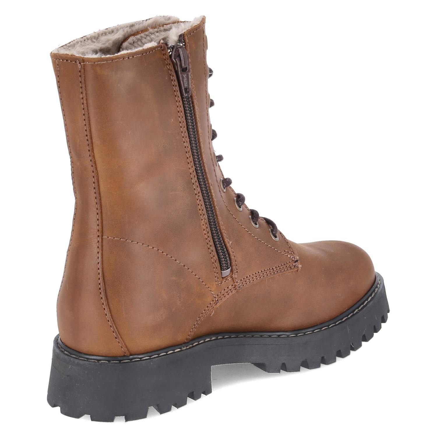 Fräulein Frida Fräulein Frida F-8550 Olivia Tabaco Damen Rauleder brown Winterstiefel