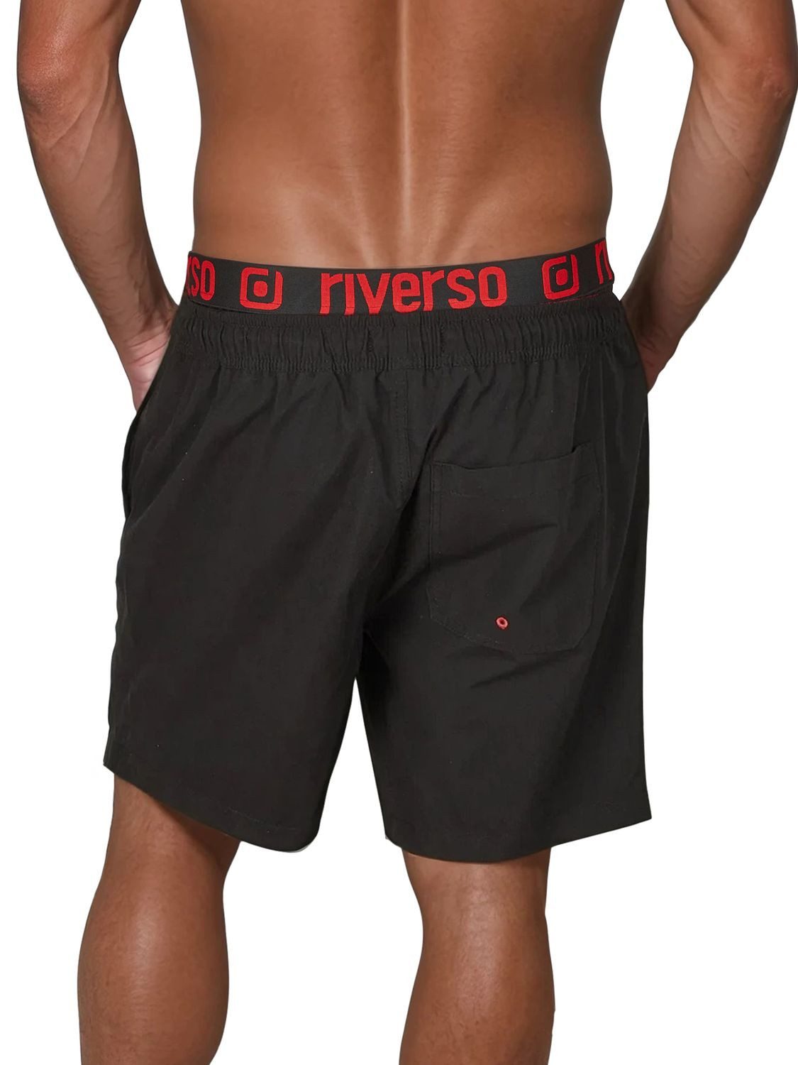 riverso Badeshorts Herren Badehose RIVBobby Regular Fit (1-St) Sportshorts mit Kordelzug