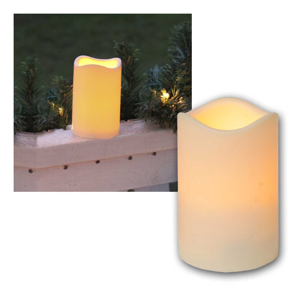 STAR TRADING LED-Leuchtmittel LED Kerze Höhe 11,5cm mit Timer, Ø7,5cm, für günstig online kaufen