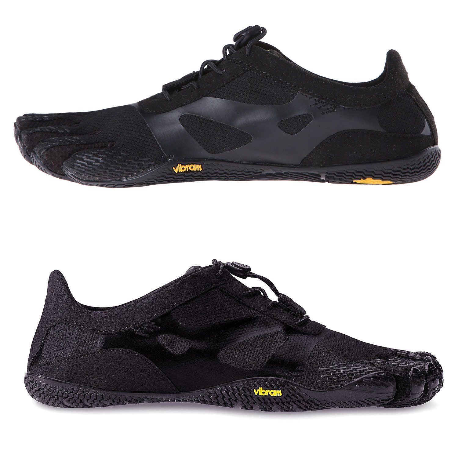 VIBRAM FiveFingers KSO Evo Schwarz - minimalistischer Herren Allround Zehenschuh Barfußschuh