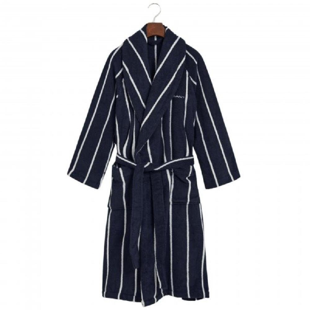 Bestseller-Informationen! Gant Bademantel Gant Blue Home Robe Stripe Bademantel Evening (L)