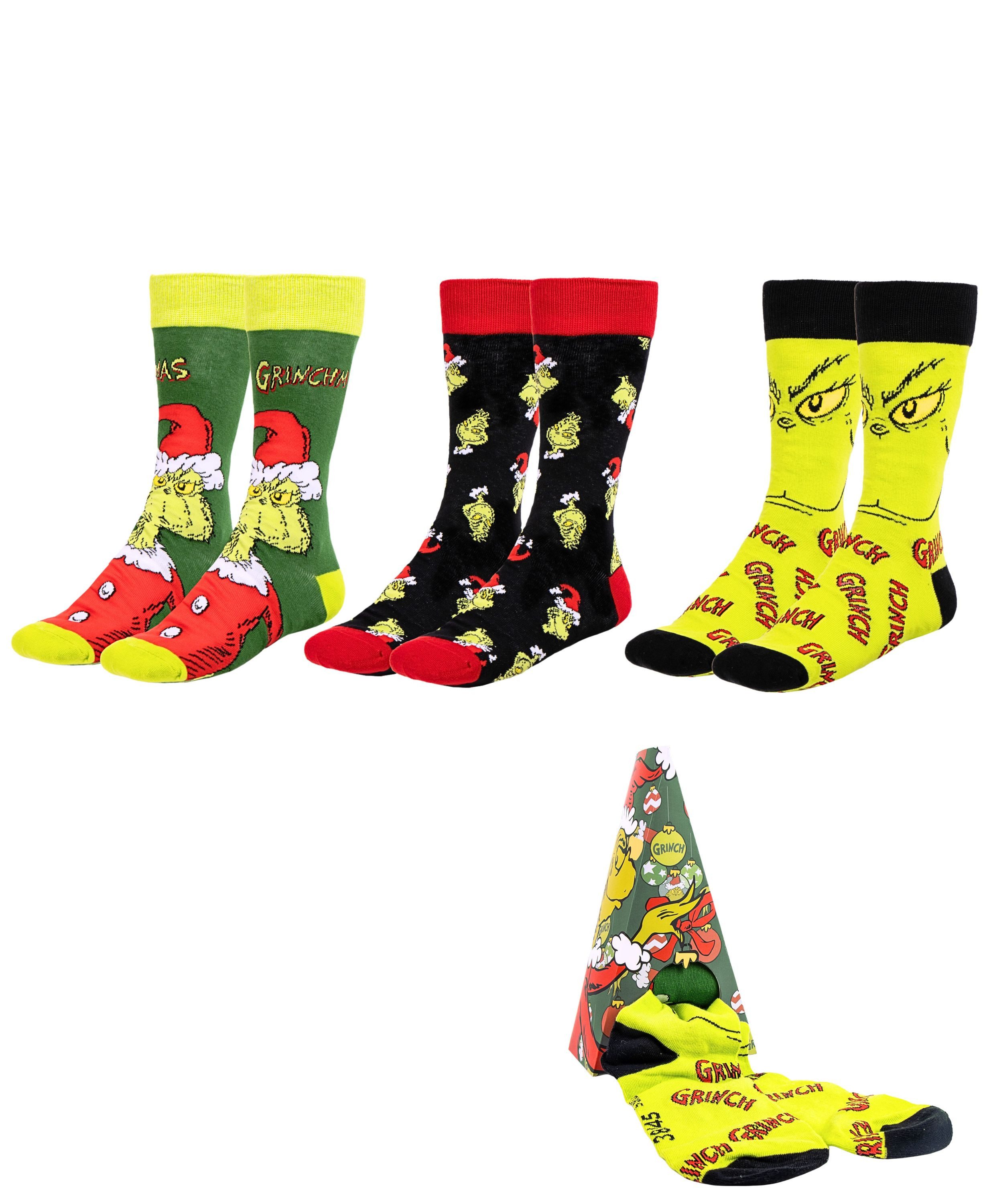 The Grinch Носки Der Grinch (3-Paar) Носки in Geschenkbox Gr. 38-45