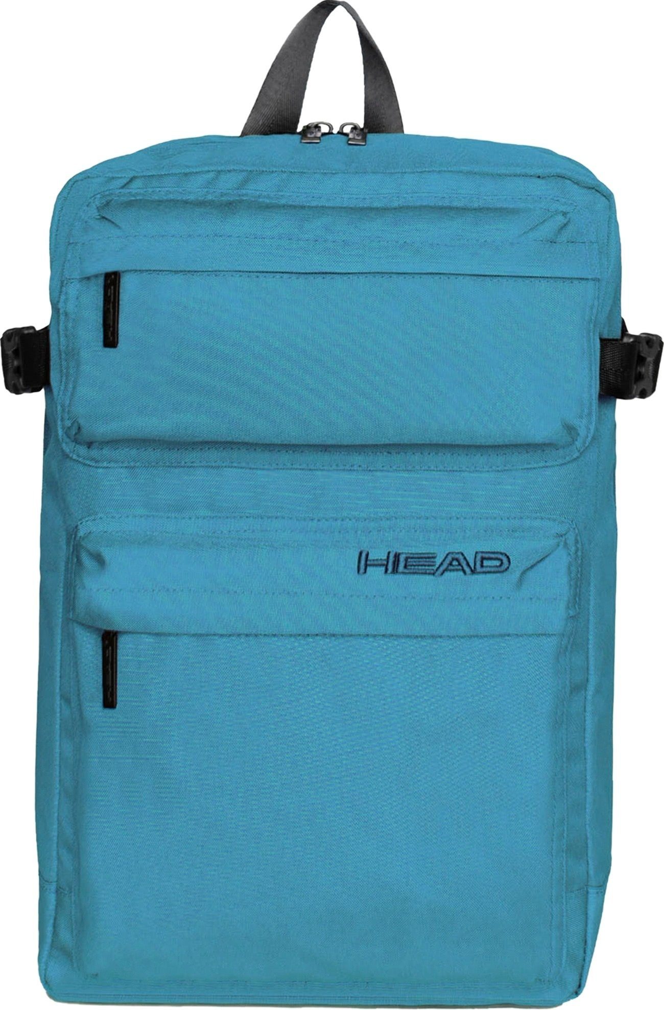 Head Notebookrucksack Head Reiserucksack türkis (Businessrucksack), Businessrucksack, Flugbegleiter 500D Polyester, türkis ca. 41cm hoch