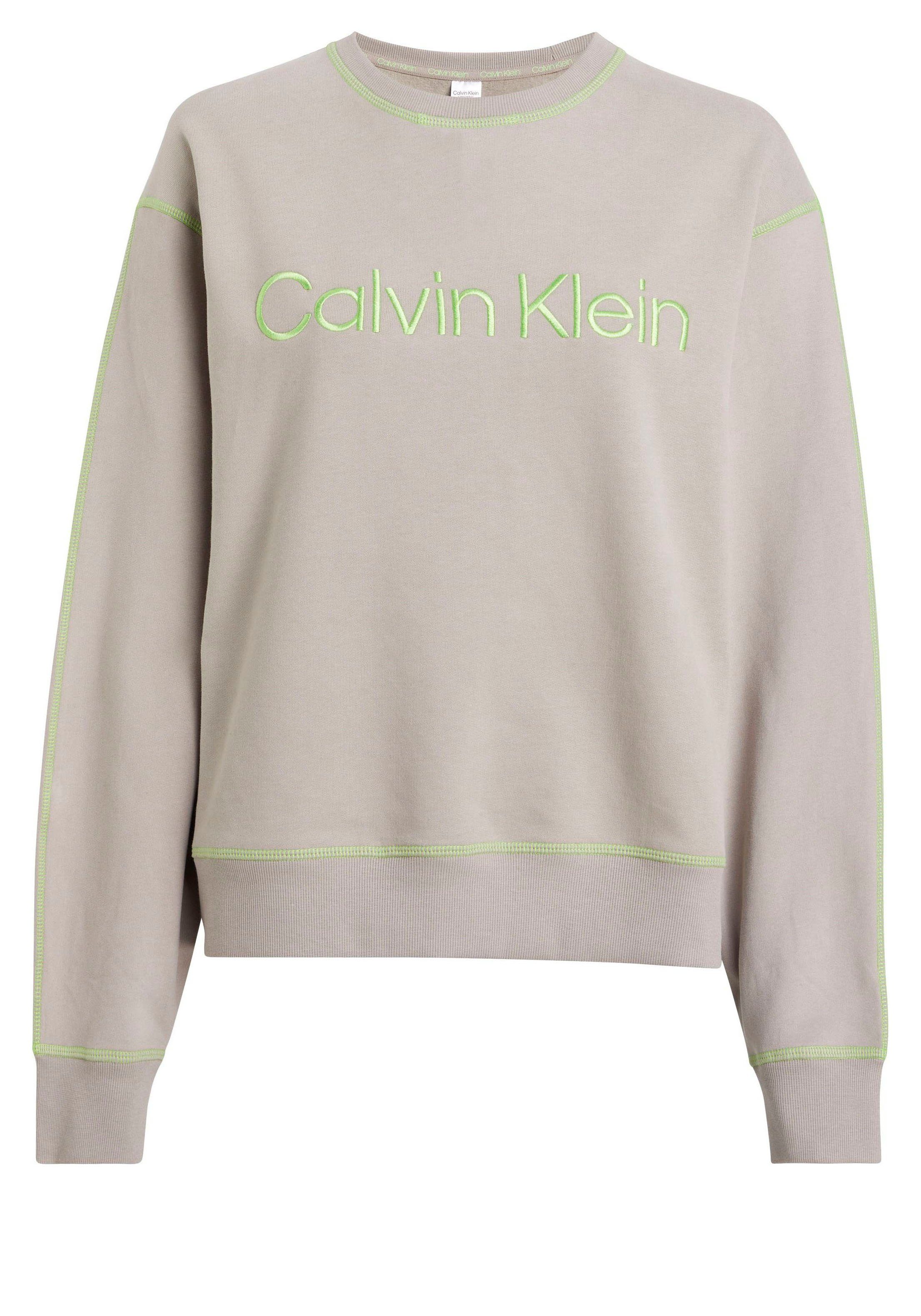 Underwear Calvin Logostickerei Klein mit Sweatshirt L/S SWEATSHIRT