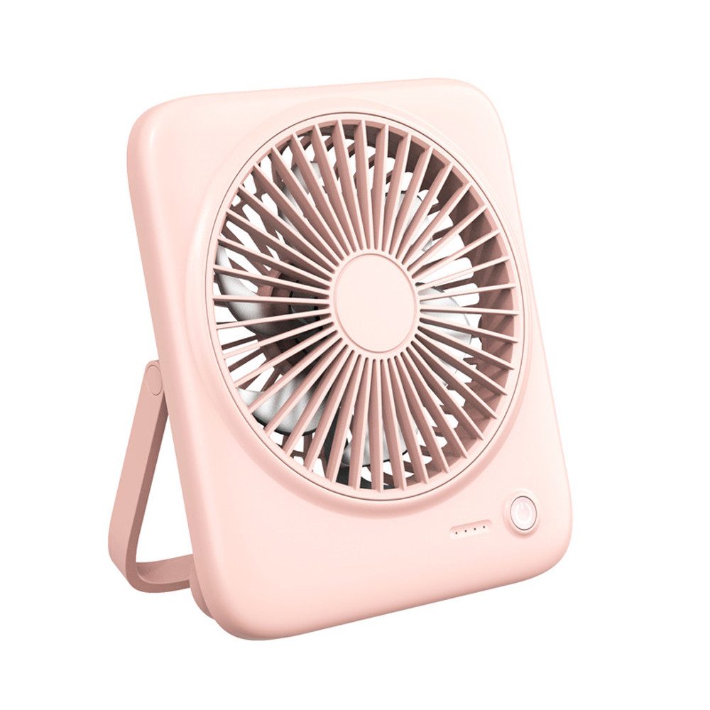 nsihing Mini USB-Ventilator Leiser Tischventilator 4000mAh – tragbarer, 4 Stufen, 180° faltbar, USB Ventilato für Büro, Schlafzimmer & Reisen