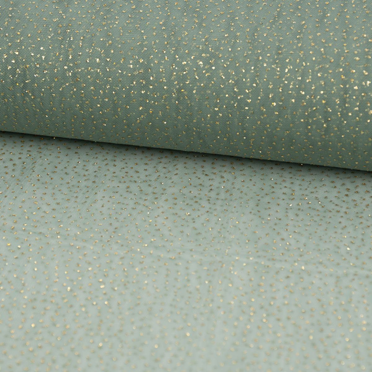 SCHÖNER LEBEN. Stoff Tüllstoff Meterware Glitzer Glitzertüll in verschiedenen Farben 150cm, mit Metallic-Effekt