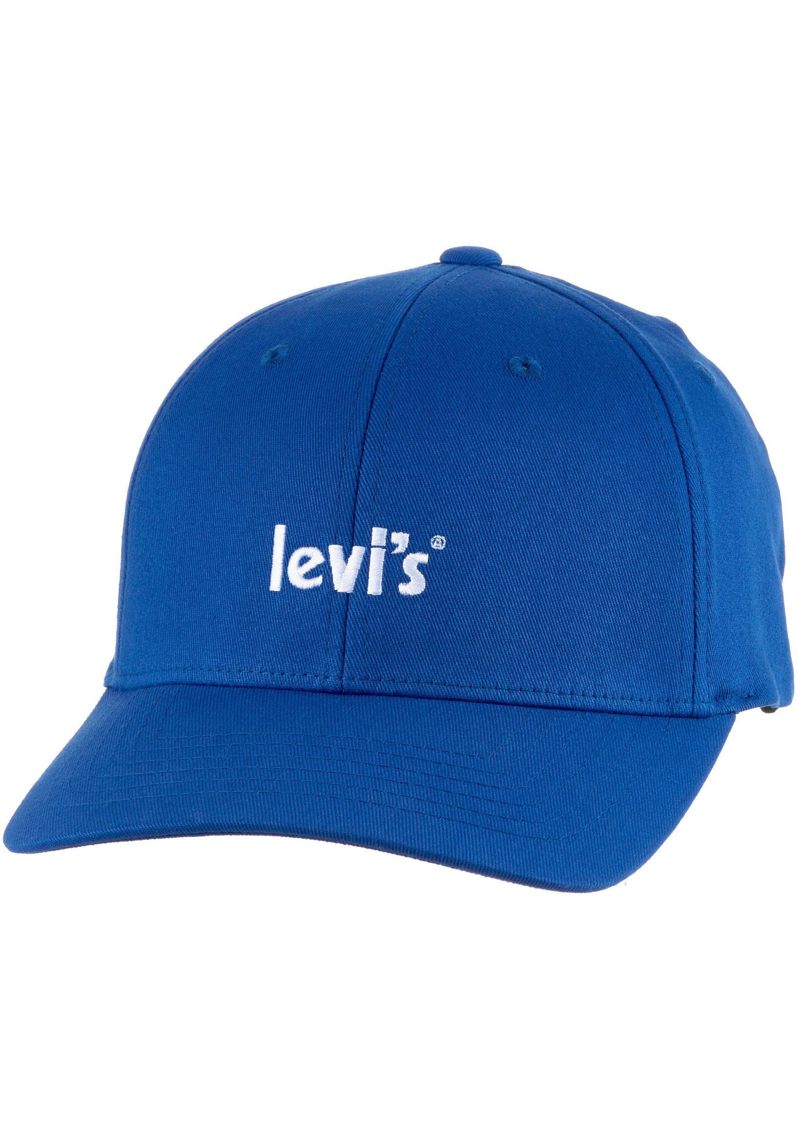 Levi's® Baseball Poster Cap UNISEX Flexfit Cap royalblau Logo