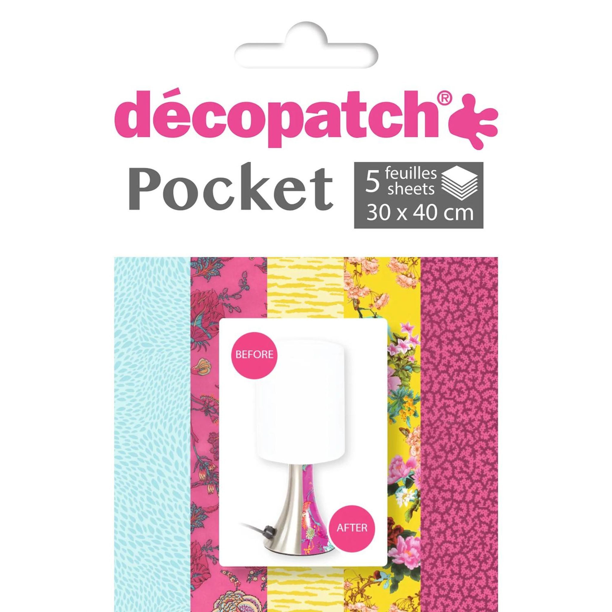 décopatch Bastelkartonpapier Décopatch Déco Pocket n°21