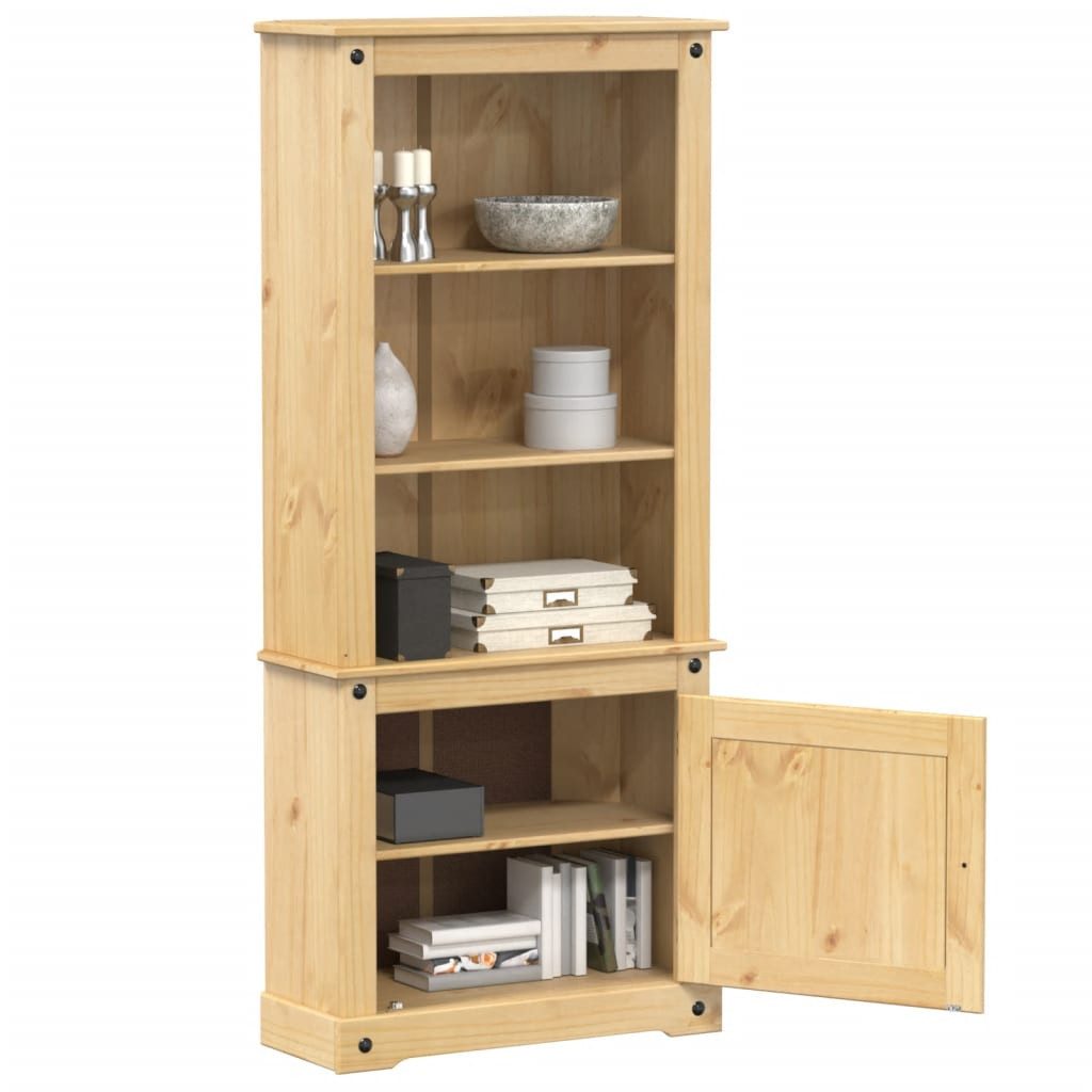 vidaXL Highboard Highboard Corona 74x38x170 cm Massivholz Kiefer (1 St)