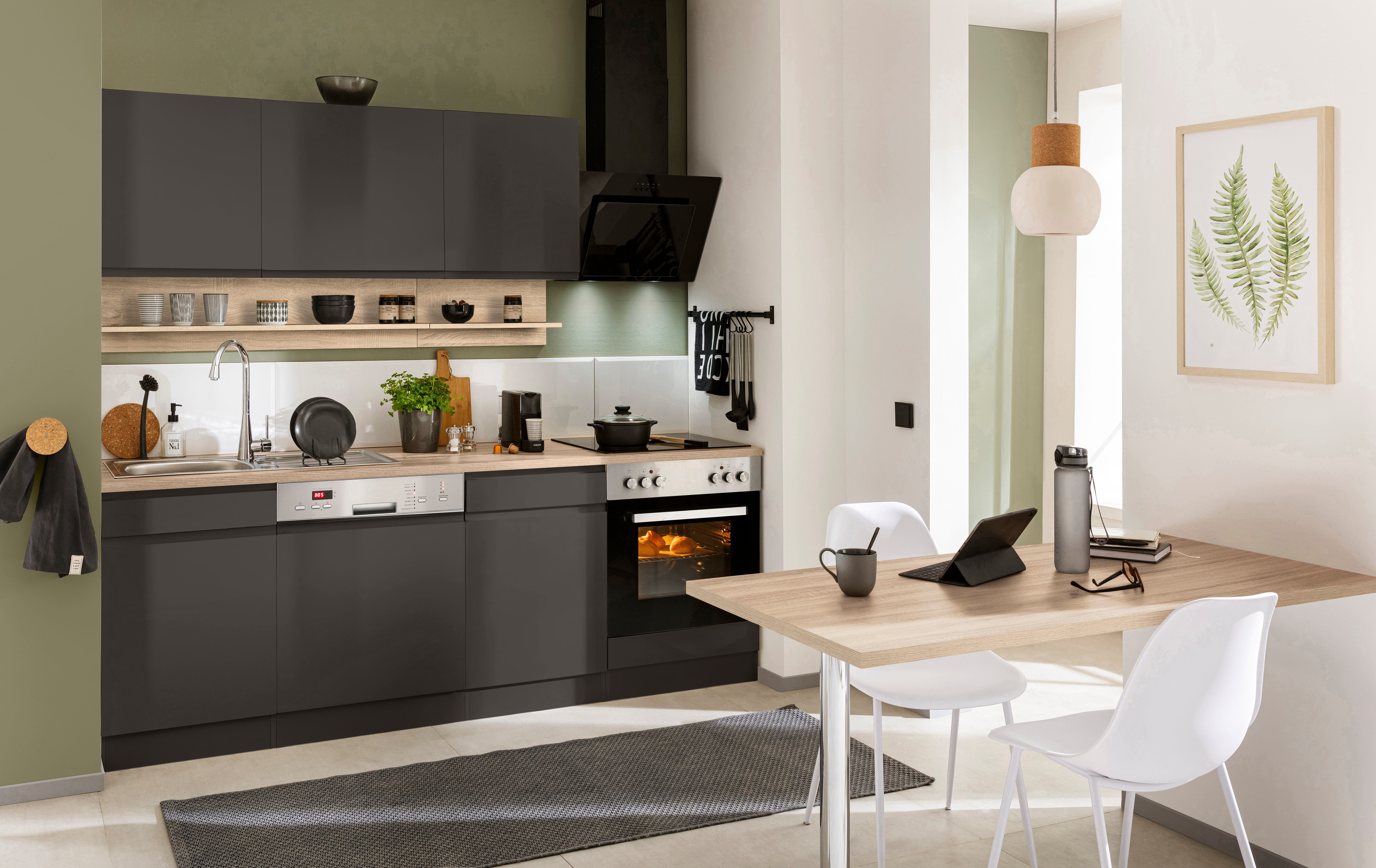 KOCHSTATION Küchenzeile KS-Virginia, Breite 220 cm, wahlweise mit oder ohne günstig online kaufen