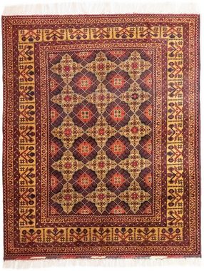 Wollteppich Khal Mohammadi Teppich handgeknüpft braun, morgenland, rechteckig, Höhe: 8 mm