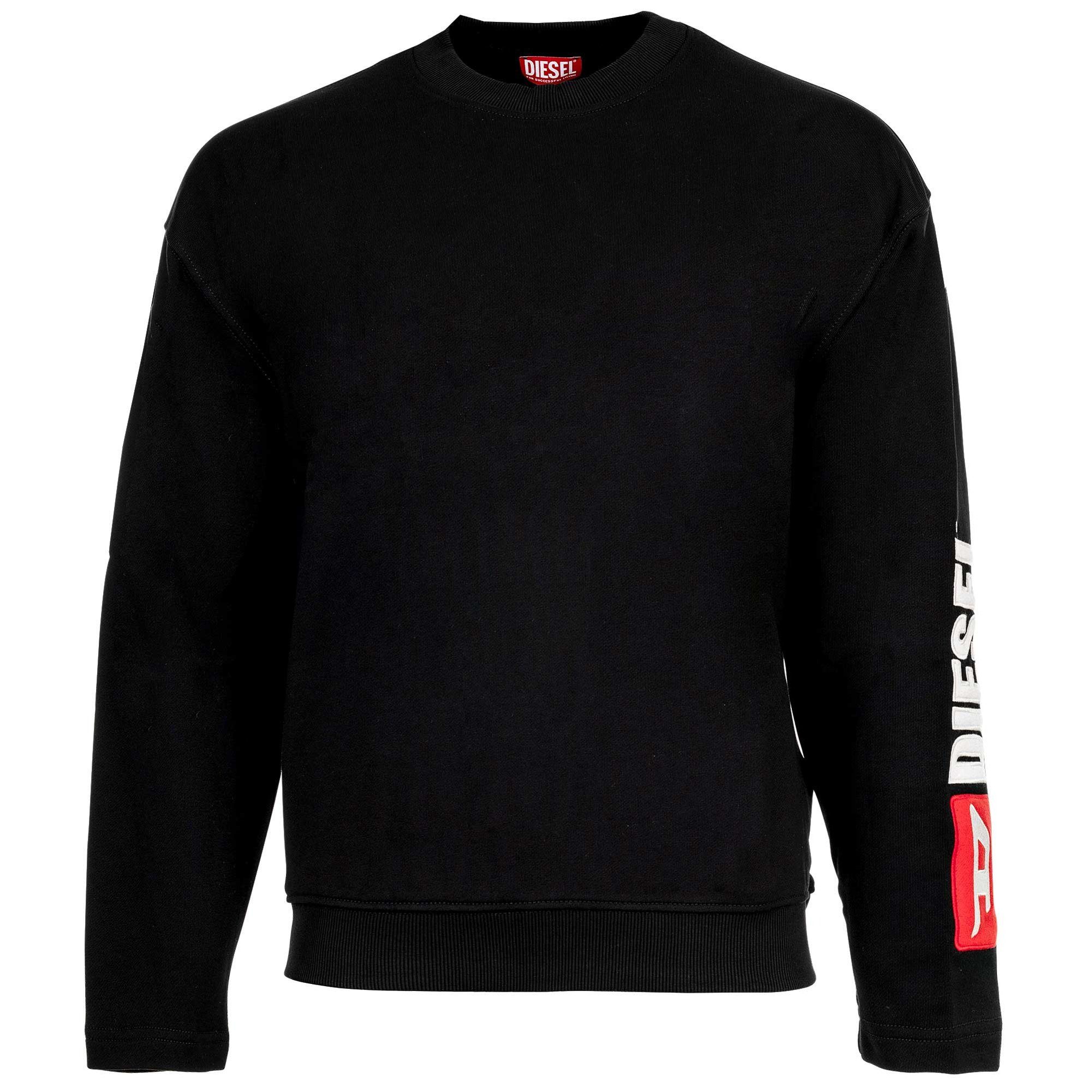 Diesel Sweatshirt Herren Sweatshirt Baumwolle S-BOXT-NC-DIV