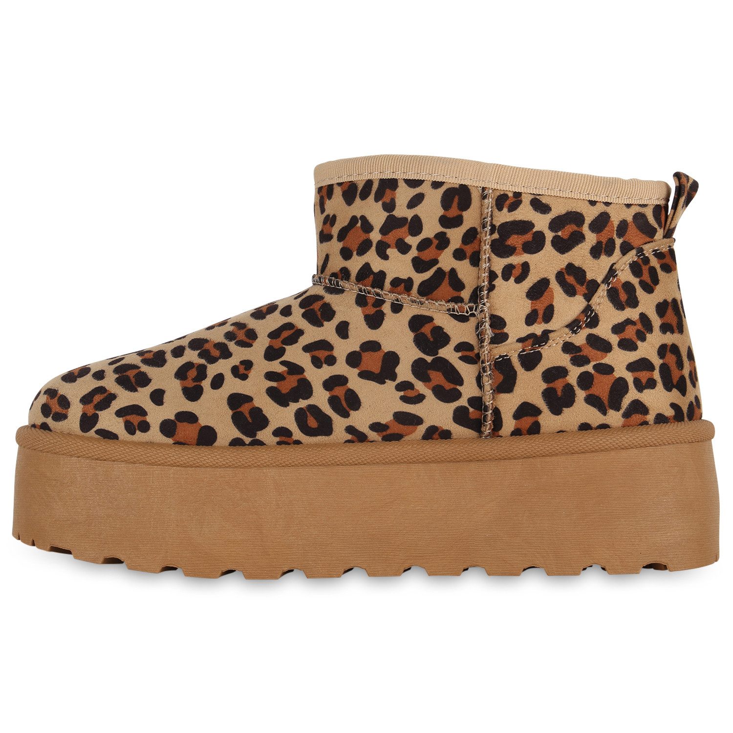 VAN HILL 840781 Winterstiefelette Damen Warm Gefütterte Winter Boots Bequem günstig online kaufen