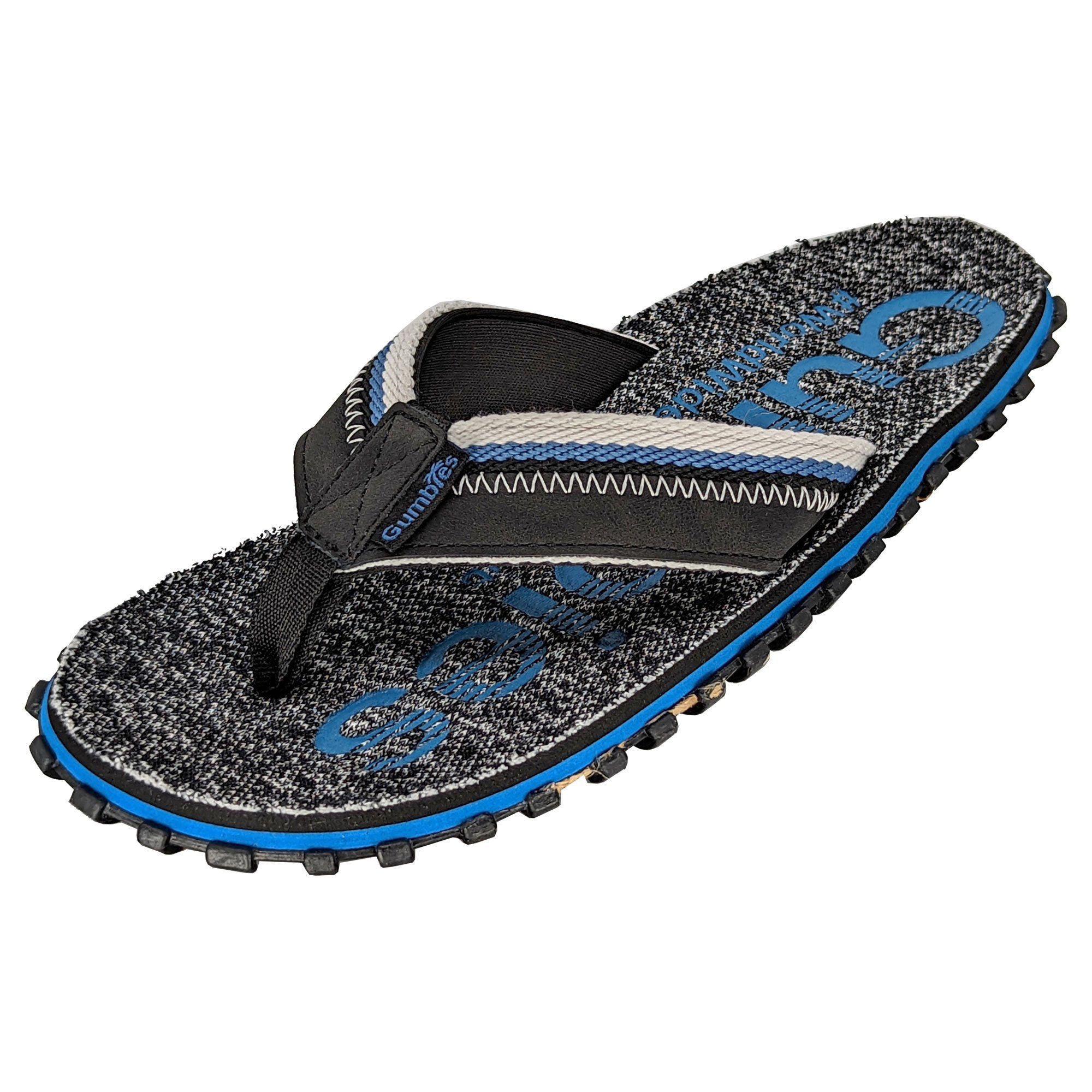 Gumbies Cairns Navy T-Strap-Zehentrenner Hergestellt aus recycelten Materialien