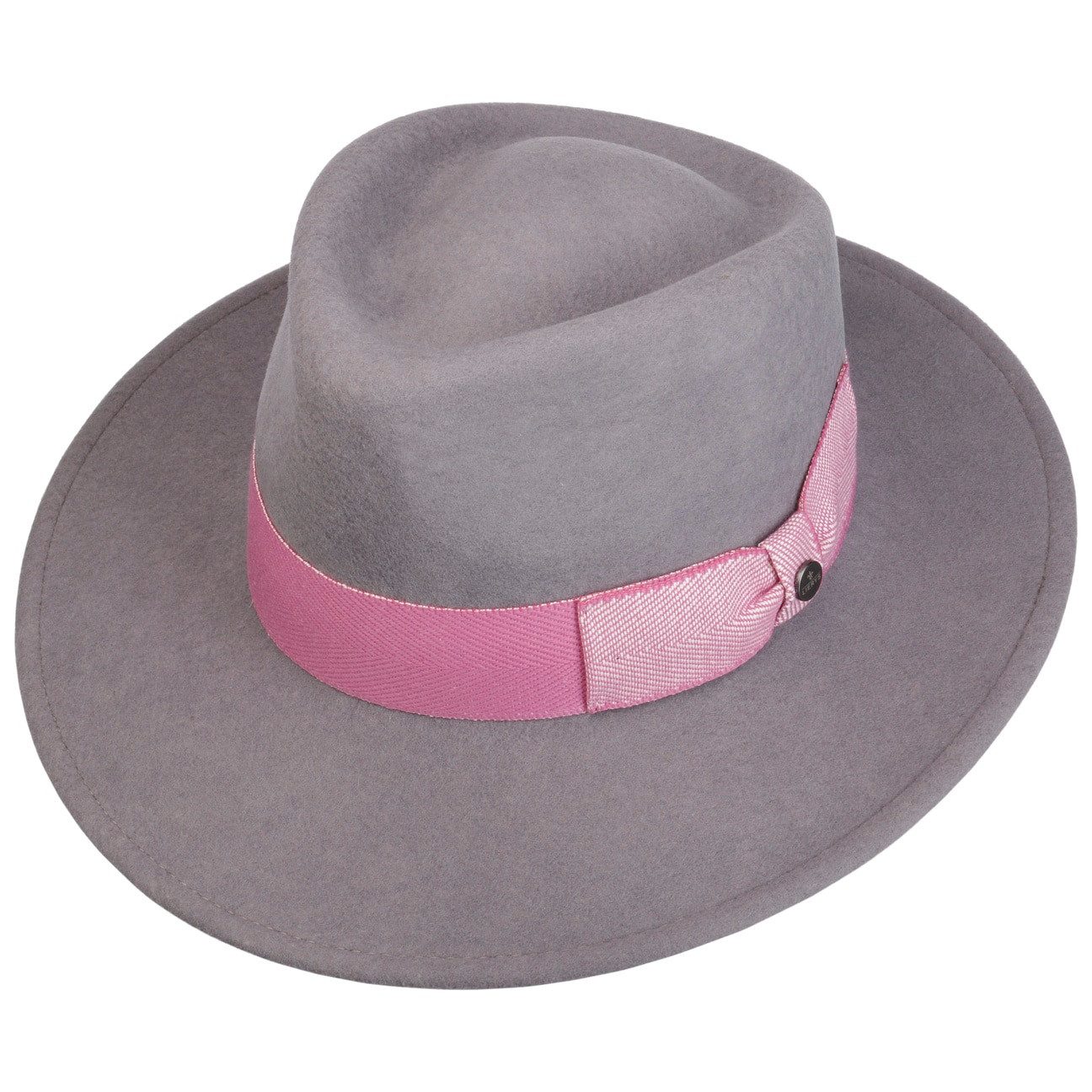 Lierys Filzhut (1-St) Bogarthut mit Ripsband, Made in Italy