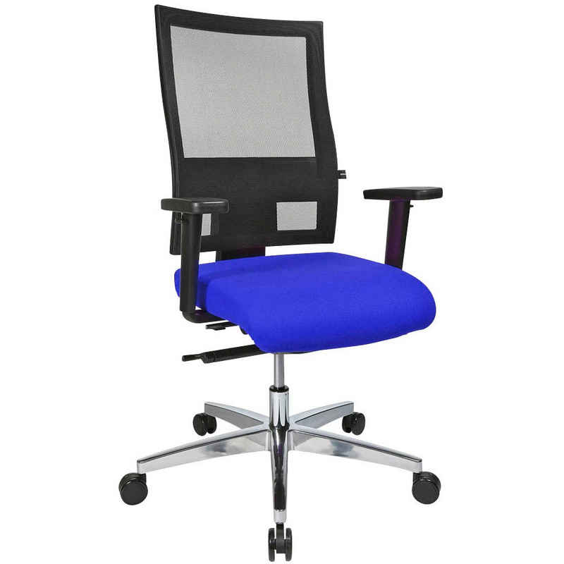 TOPSTAR Bürostuhl 1 Stuhl Bürostuhl Profi Net 11 High - royalblau/schwarz