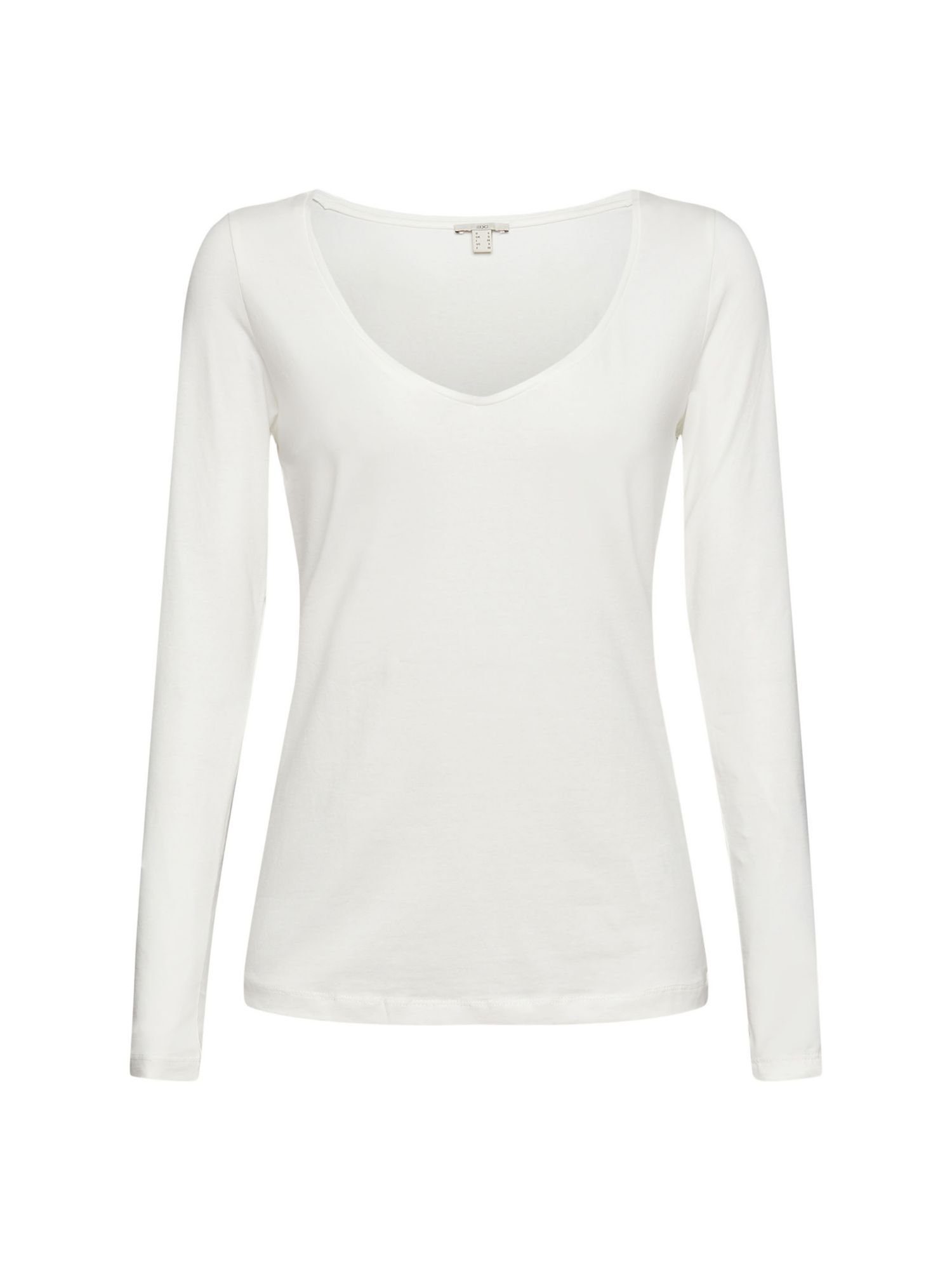 Damen Shirts edc by Esprit Langarmshirt Longsleeve aus Organic Cotton (1-tlg)