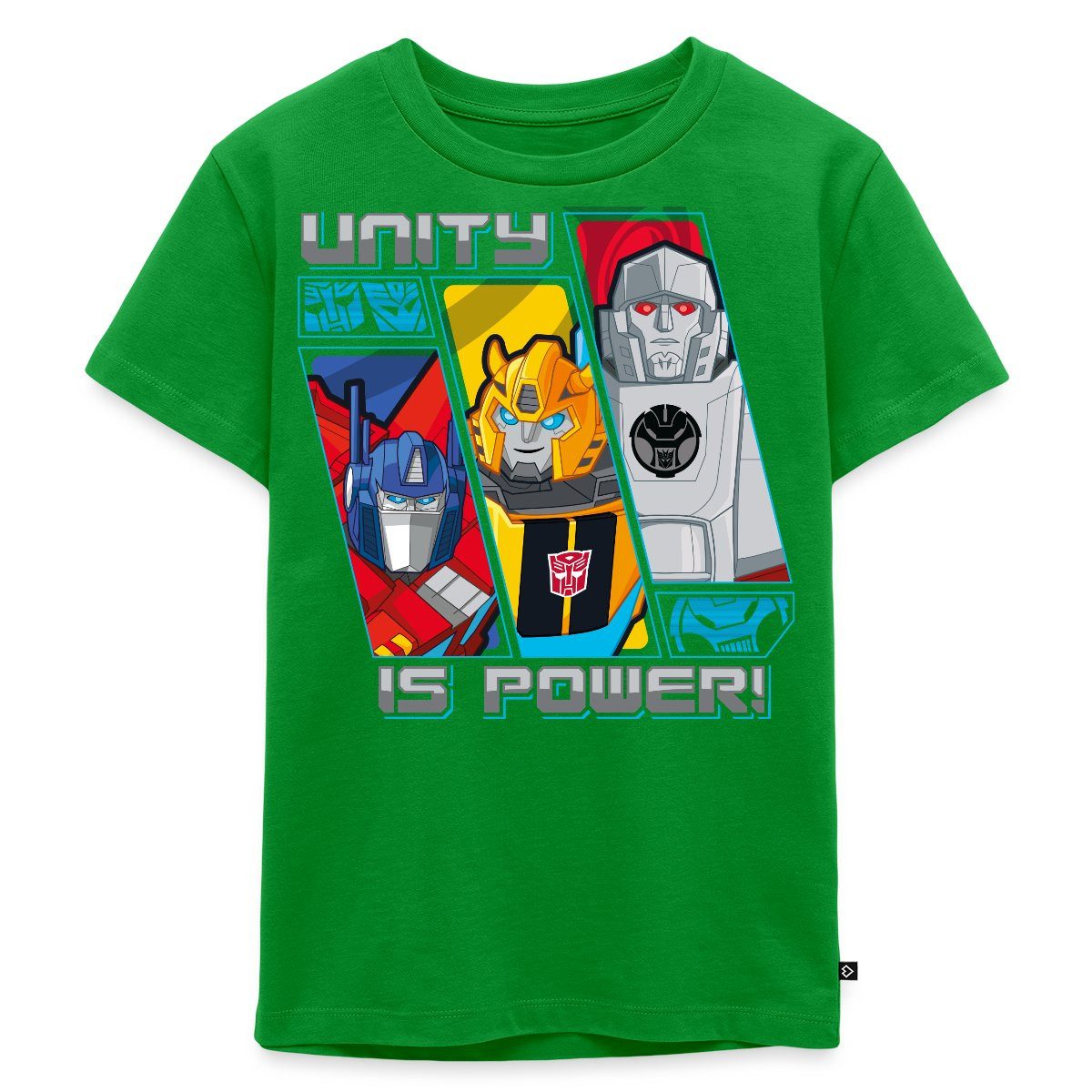 Spreadshirt T-Shirt Transformers Earth Spark Optimus Bumblebee Kinder Premium T-Shirt (1-tlg)
