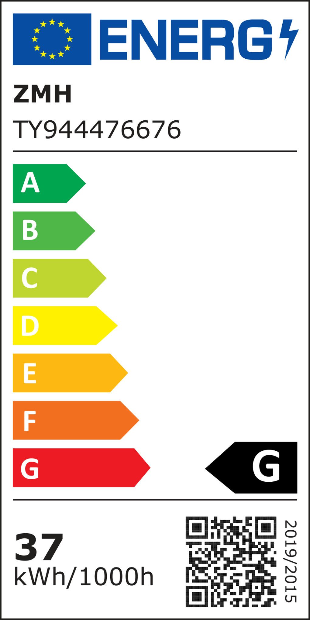 Energieeffizienzklasse: 