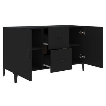 möbelando Sideboard Torres (BxHxT: 100x60x36 cm), in Schwarz mit 2 Schubladen und 2 Türen