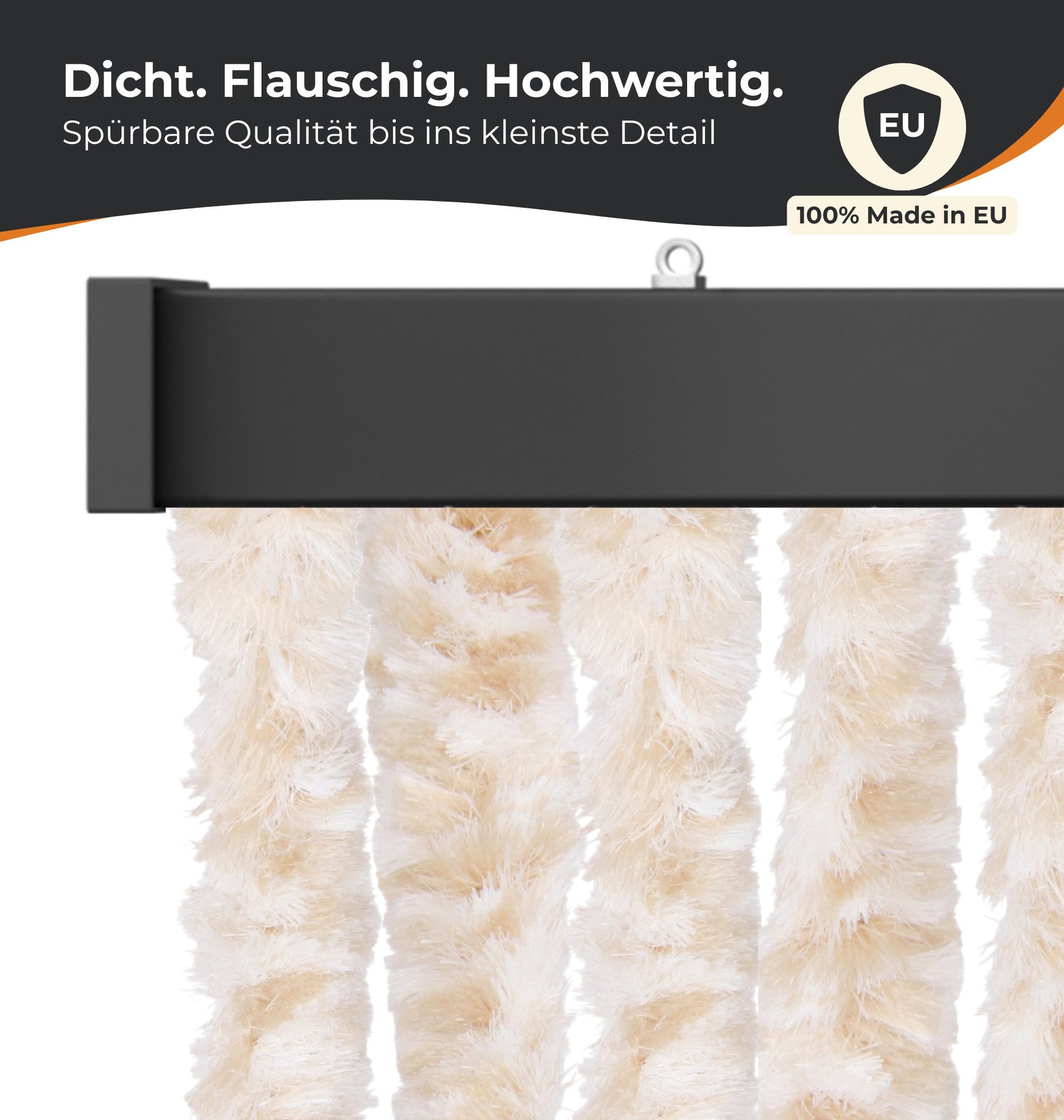 Arsvita Türvorhang Flauschvorhang 56x185cm für Wohnmobil günstig online kaufen
