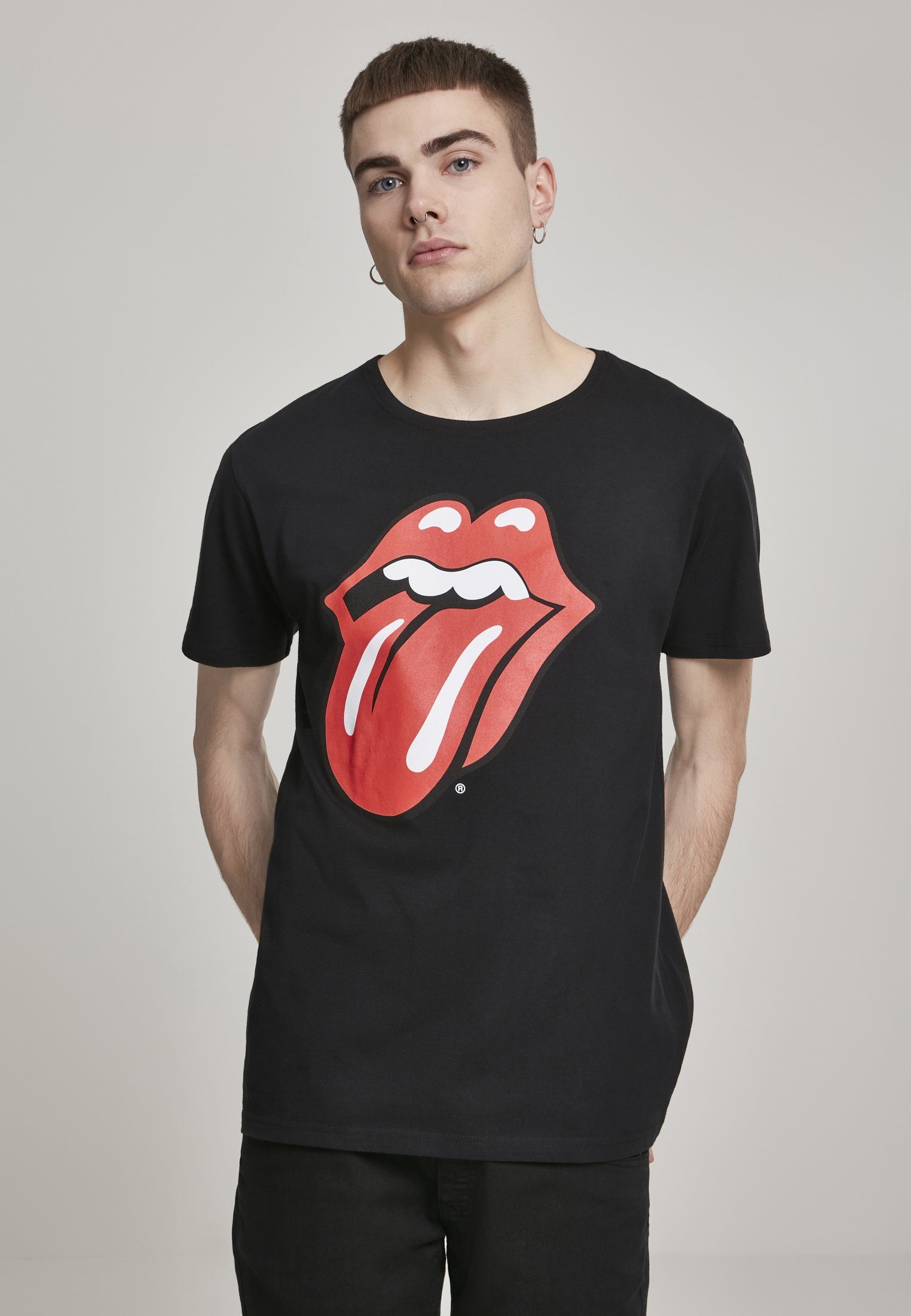 Tee Tongue Stones (1-tlg) Merchcode Herren Rolling T-Shirt
