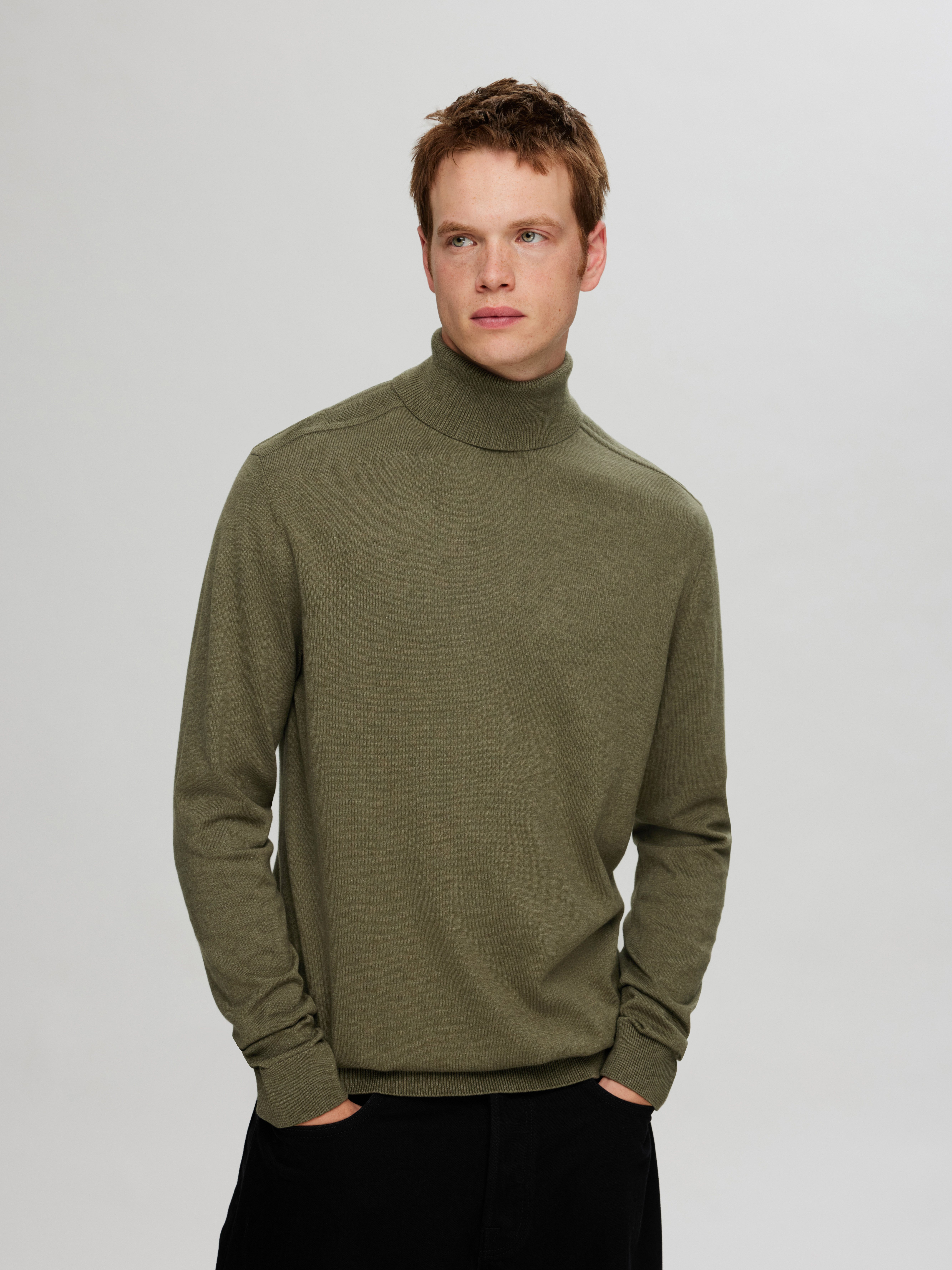 SELECTED HOMME Rollkragenpullover SLHBERG ROLL NECK günstig online kaufen