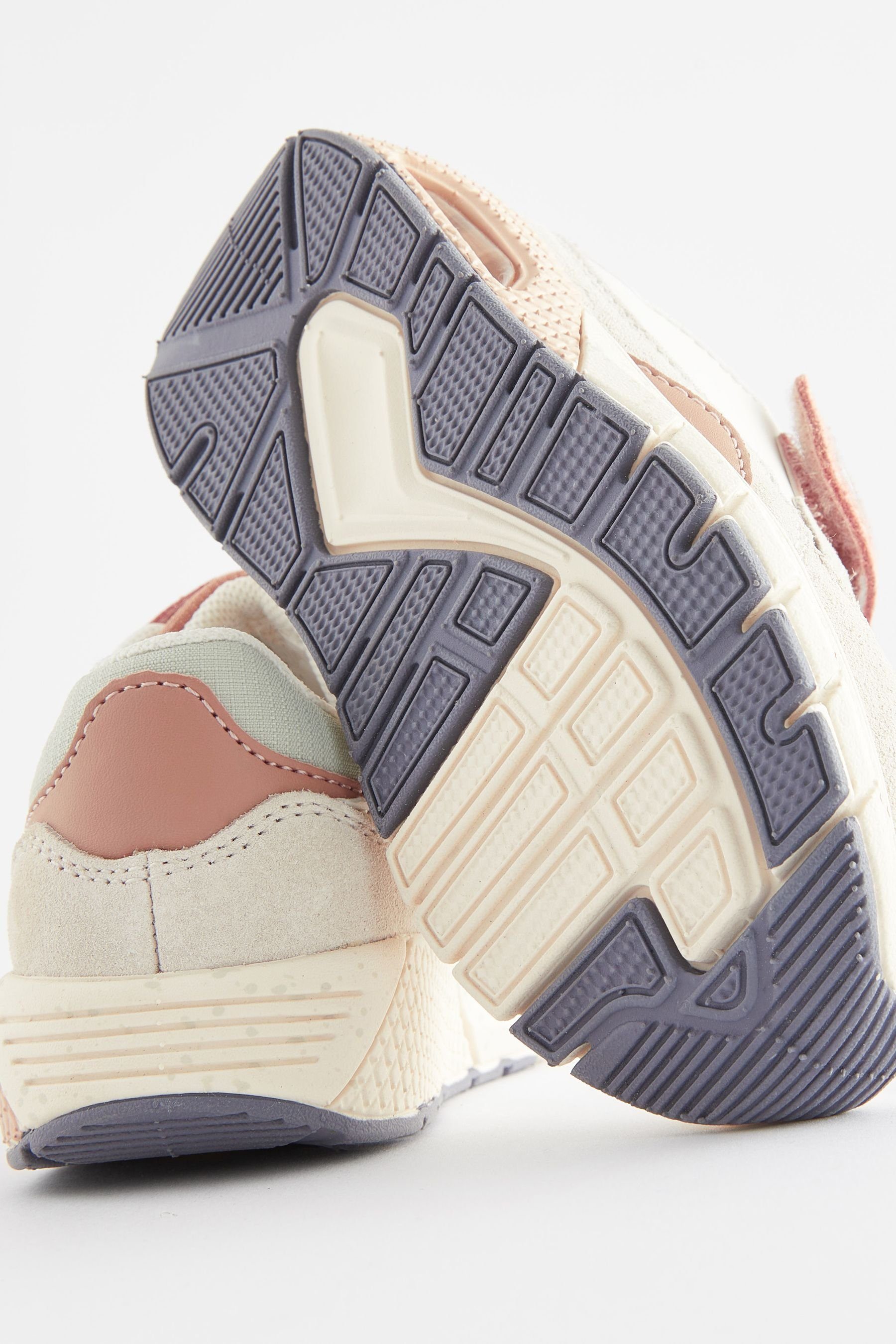 White Colourblock elastischen Schnürsenkeln (1-tlg) mit Sneaker Sneaker Next Robuste