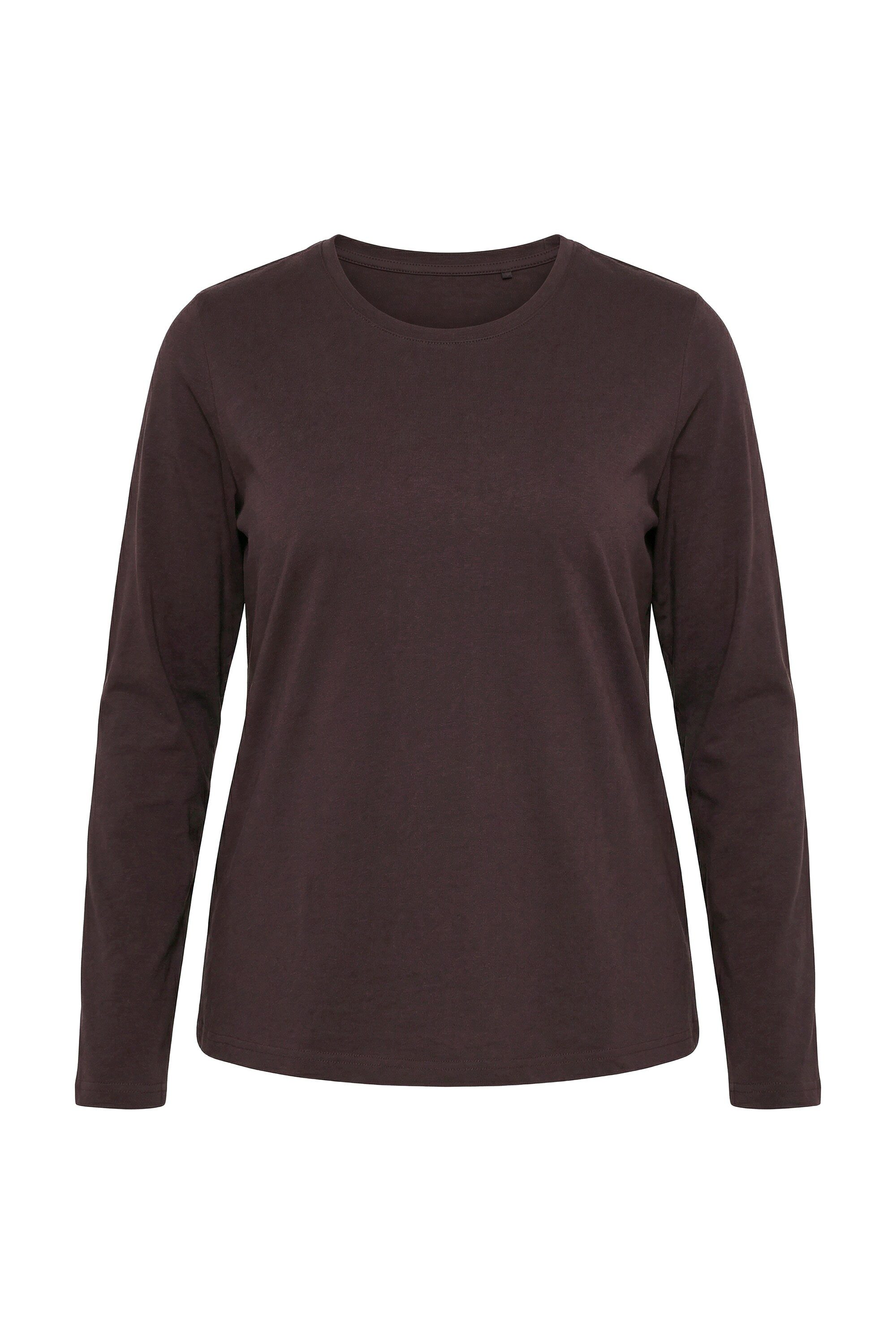 Ulla Popken T-Shirt Shirt Love Classic Rundhals Langarm