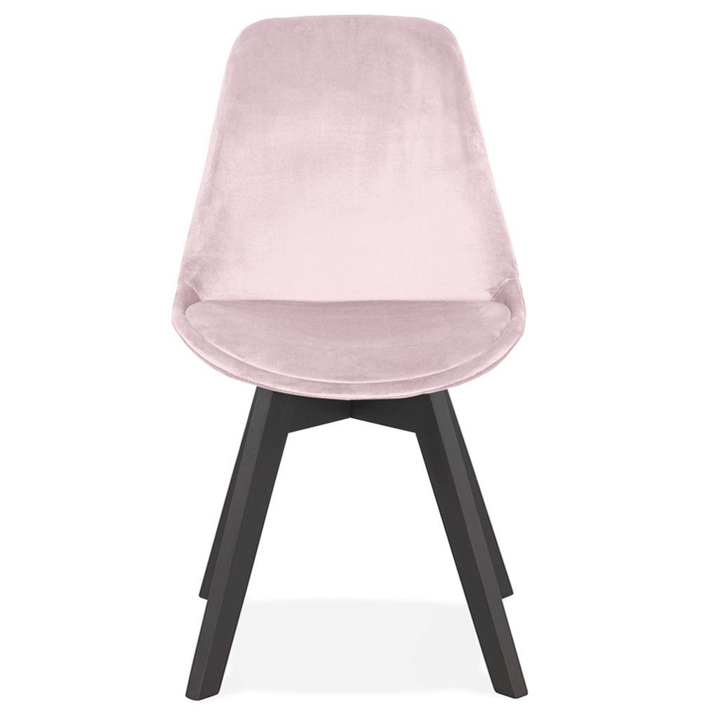 Grau/Rosa 48 Esszimmerstuhl Textile DESIGN x x KADIMA Rosa 56 (pink,black) Stuhl HEBE 85