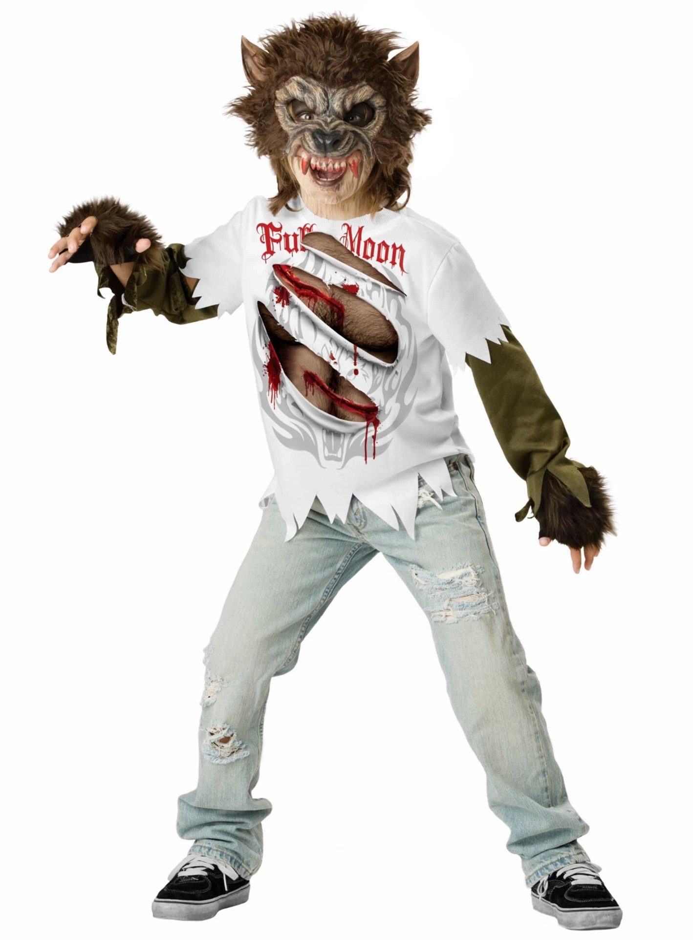 In Character Kostüm Wolfsjunge - Halloween Kostüm Kinder Junge