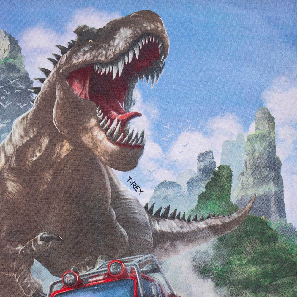 Dino World T-Shirt Dino World Dinosaurier T-Rex Jeep T-Shirt navy blazer (1-tlg)