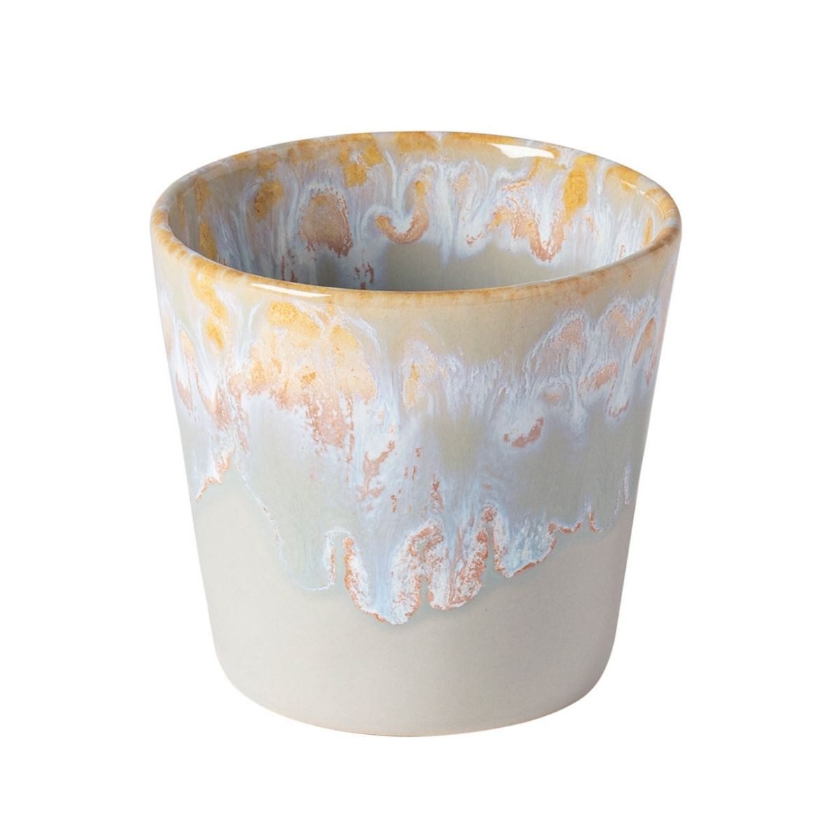 Costa Nova Becher Lungo Grespresso, Grau / Sand, 19 cl, 1-tlg., Keramik, 8 x 7,5 cm, 190 ml