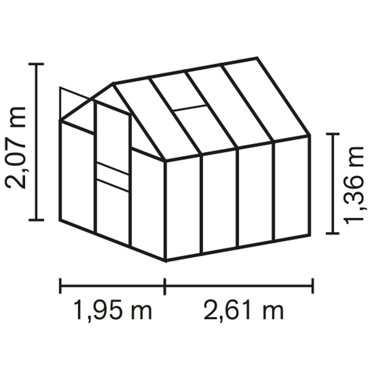 Vitavia Gewächshaus Apollo 5000