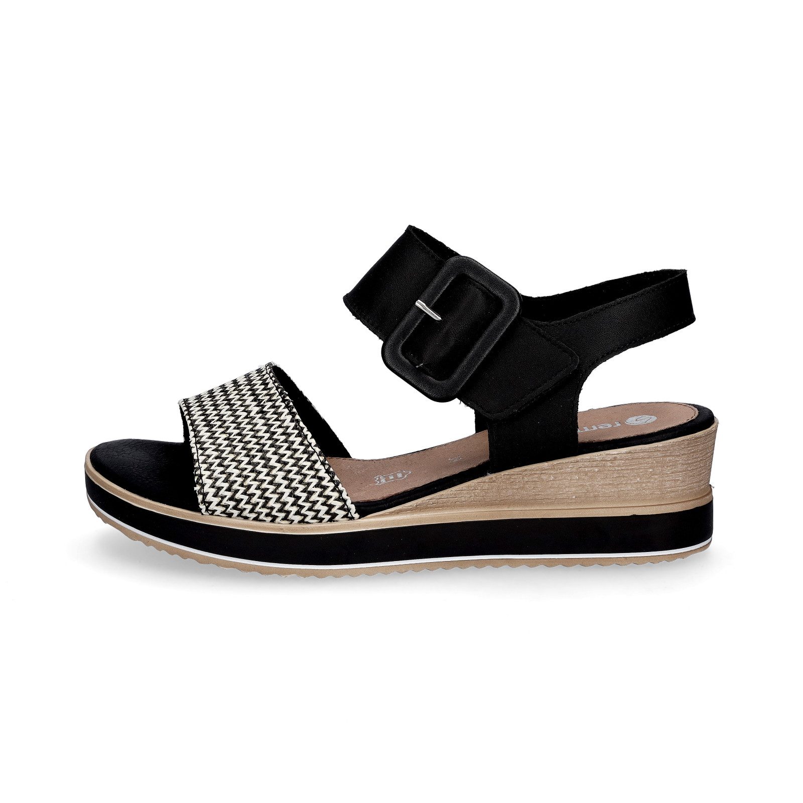 Remonte Remonte Damen Sandalette schwarz Sandale günstig online kaufen