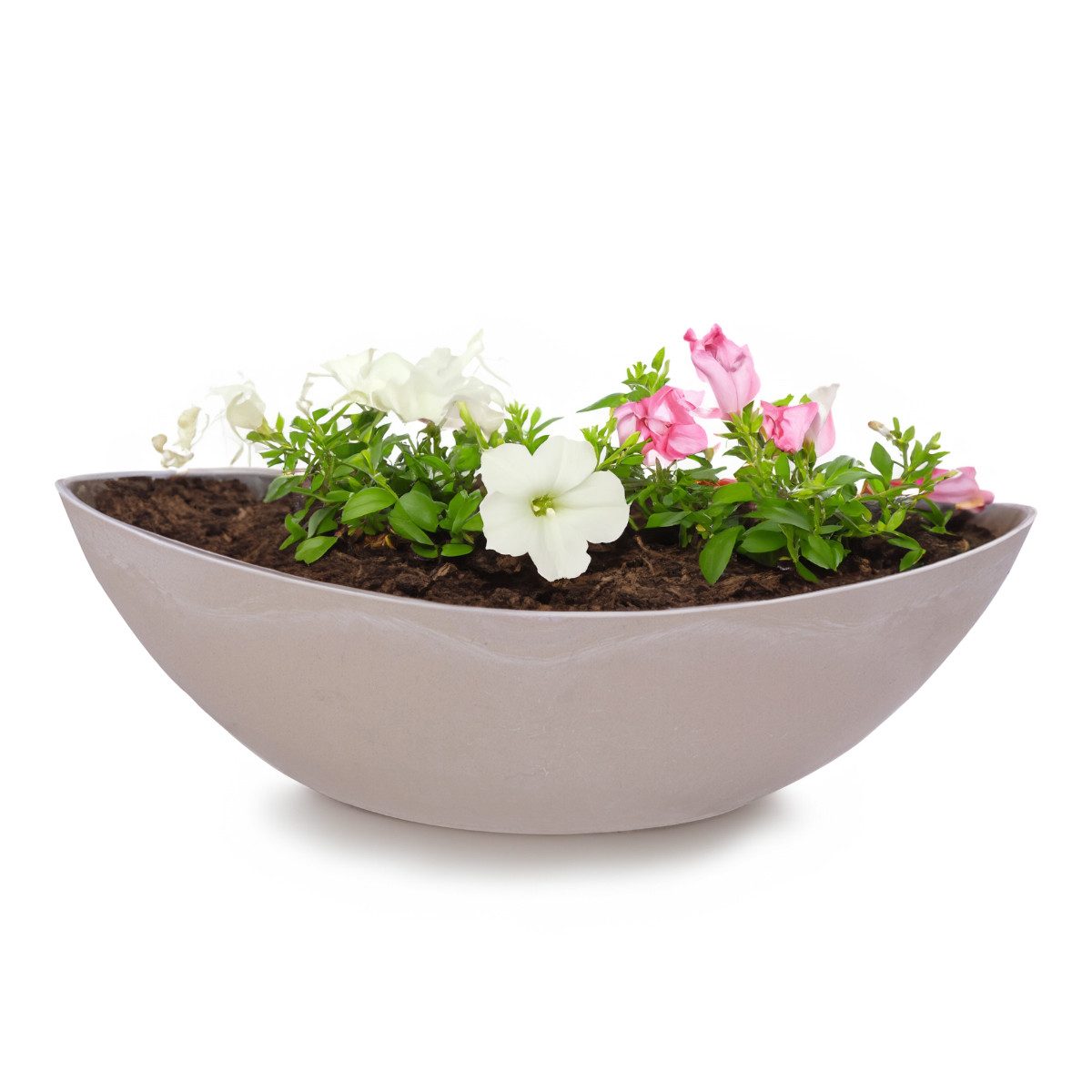 matches21 HOME & HOBBY Blumentopf Große Pflanzschale oval 39 cm für drausse günstig online kaufen
