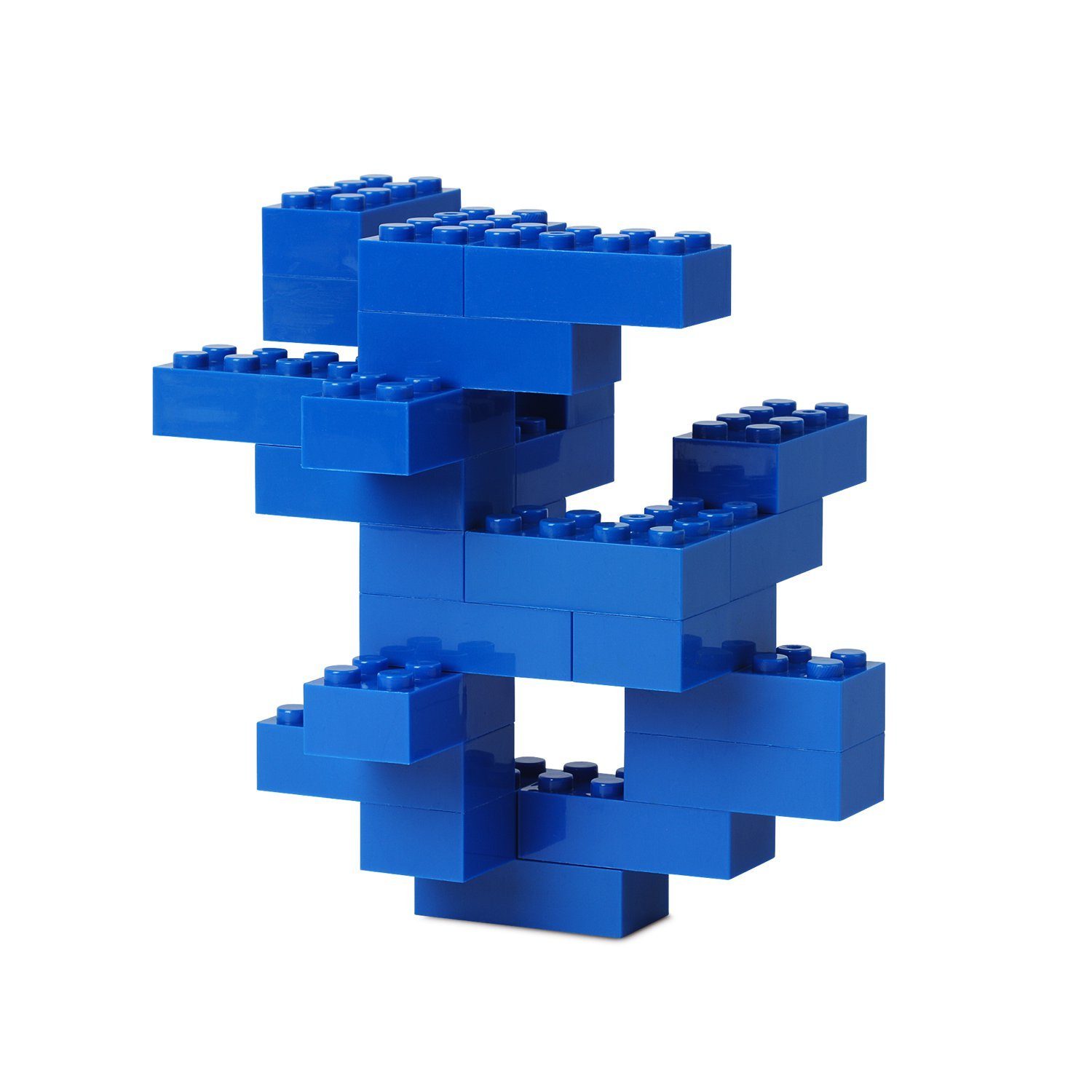 Katara Konstruktionsspielsteine Bausteine (3er zu Box-Set + mit 520 Herstellern Farben Platte Anderen verschiedene - blau Set), allen Steinen Kompatibel + Box