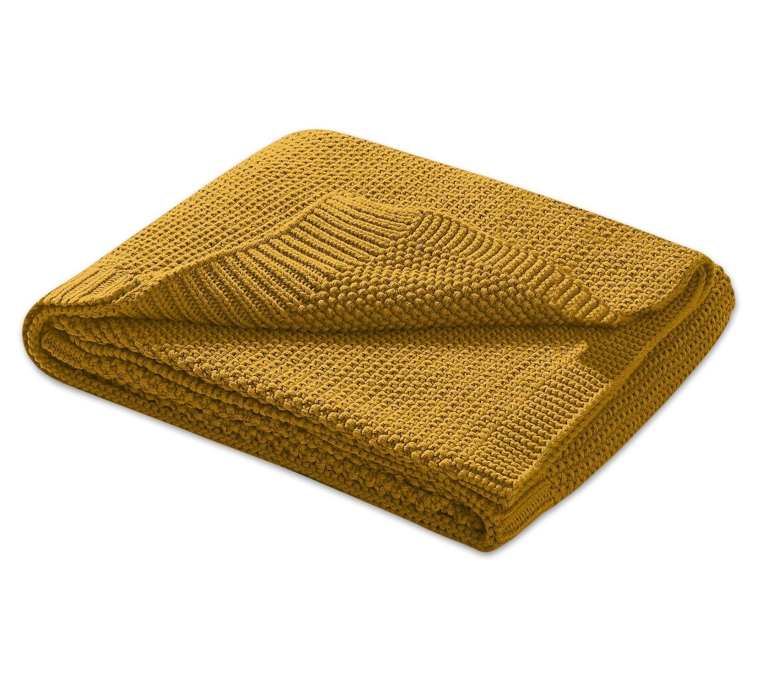 Babydecke Baby- und Kinderdecke aus kuschelweichem Strick in 70x100 cm, wom günstig online kaufen