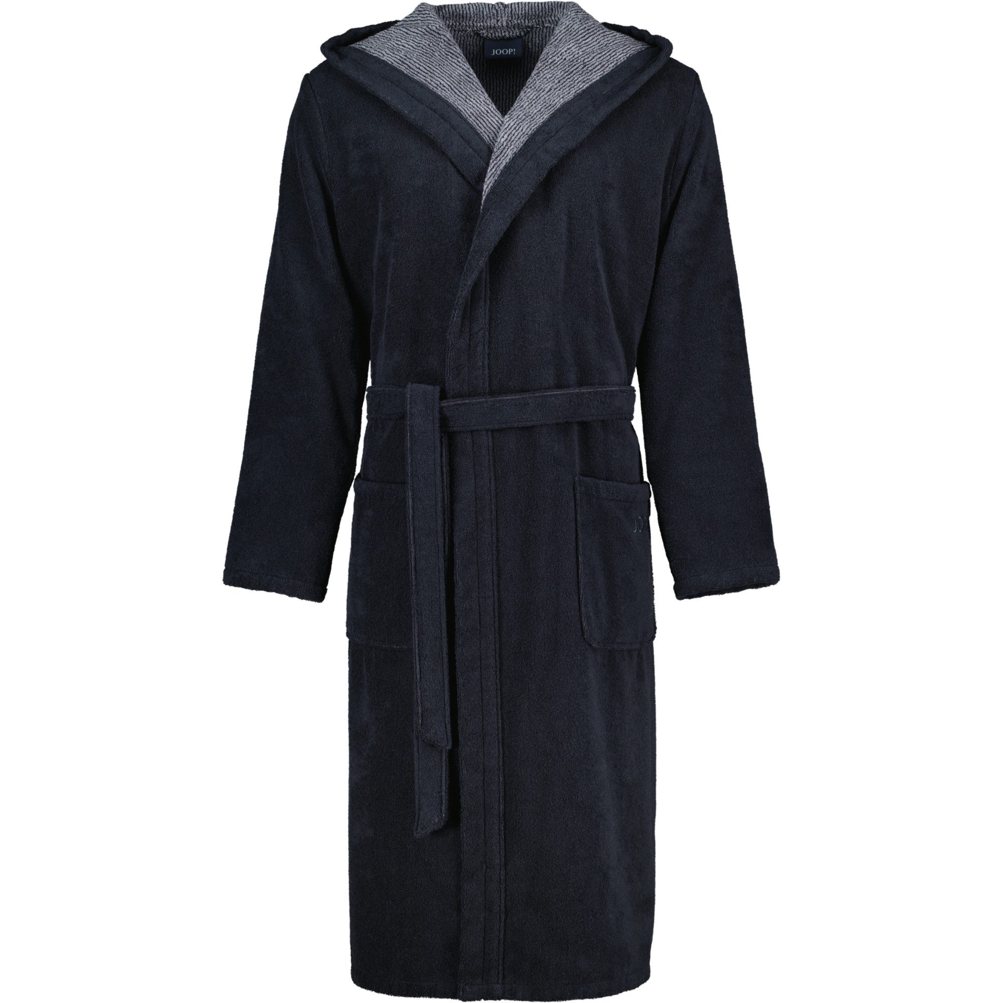 JOOP! Herrenbademantel 1619 Classic Kapuze Frottier, Kapuze, 100% Baumwolle günstig online kaufen