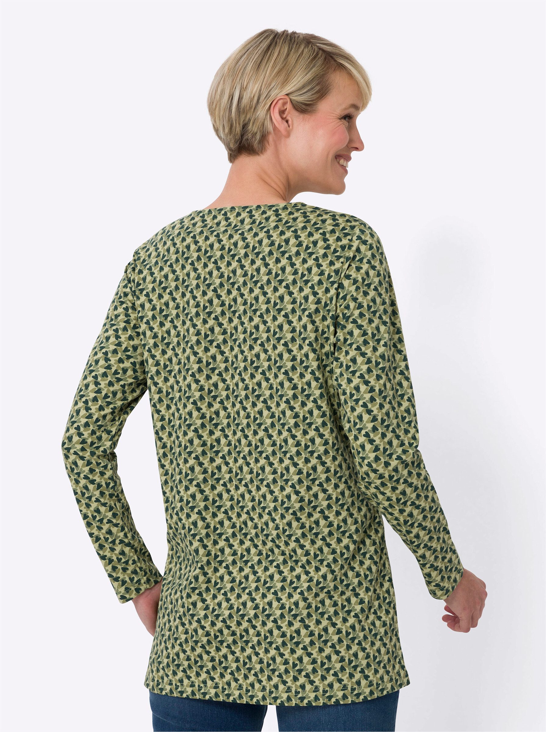 Sieh an! T-Shirt Longshirt Langarm günstig online kaufen